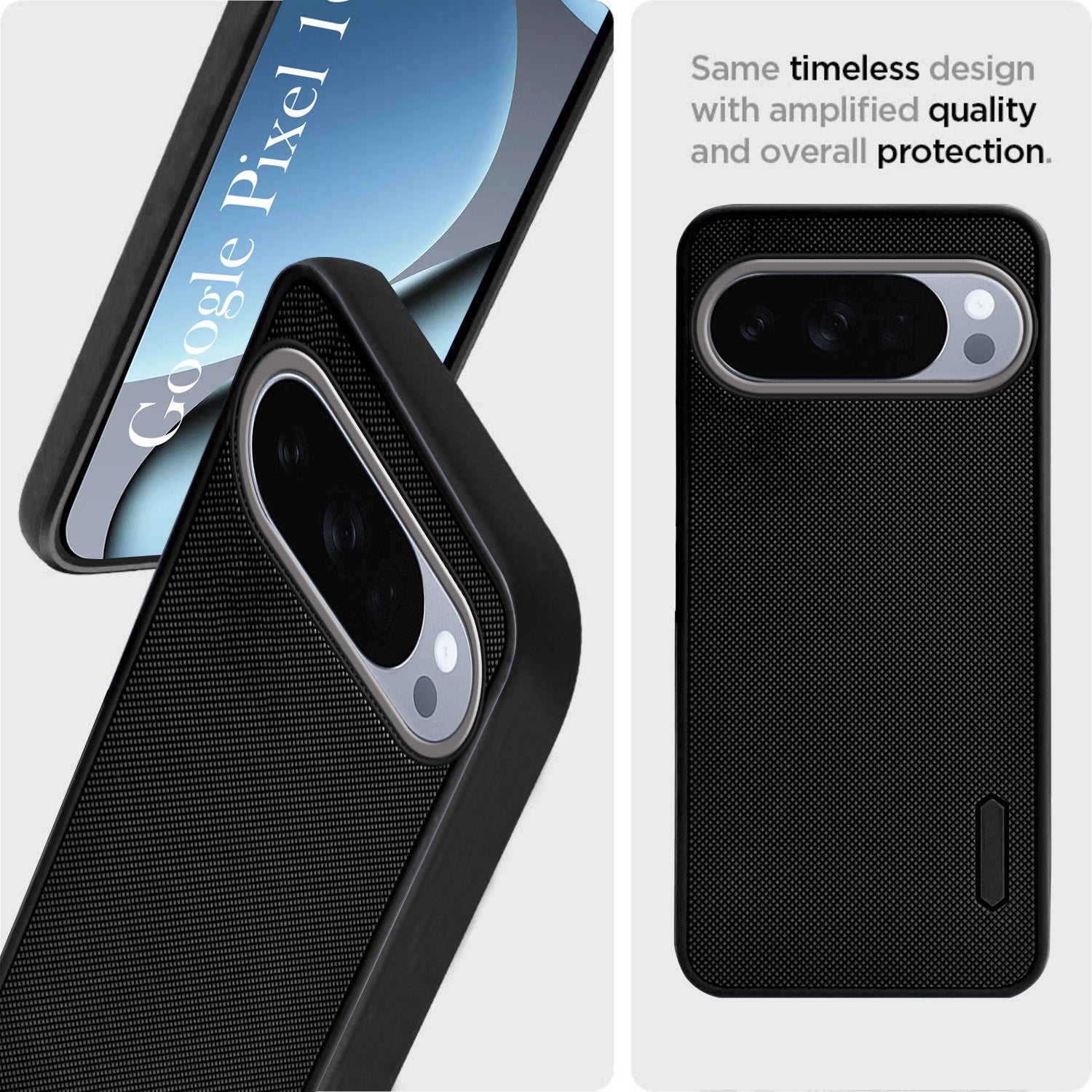 For Google Pixel 10 Pro Back Cover Case (Textured Grip Design | Micro-Fiber Cloth Inside | Slim and Light Weight | Soft Touch and Feel)