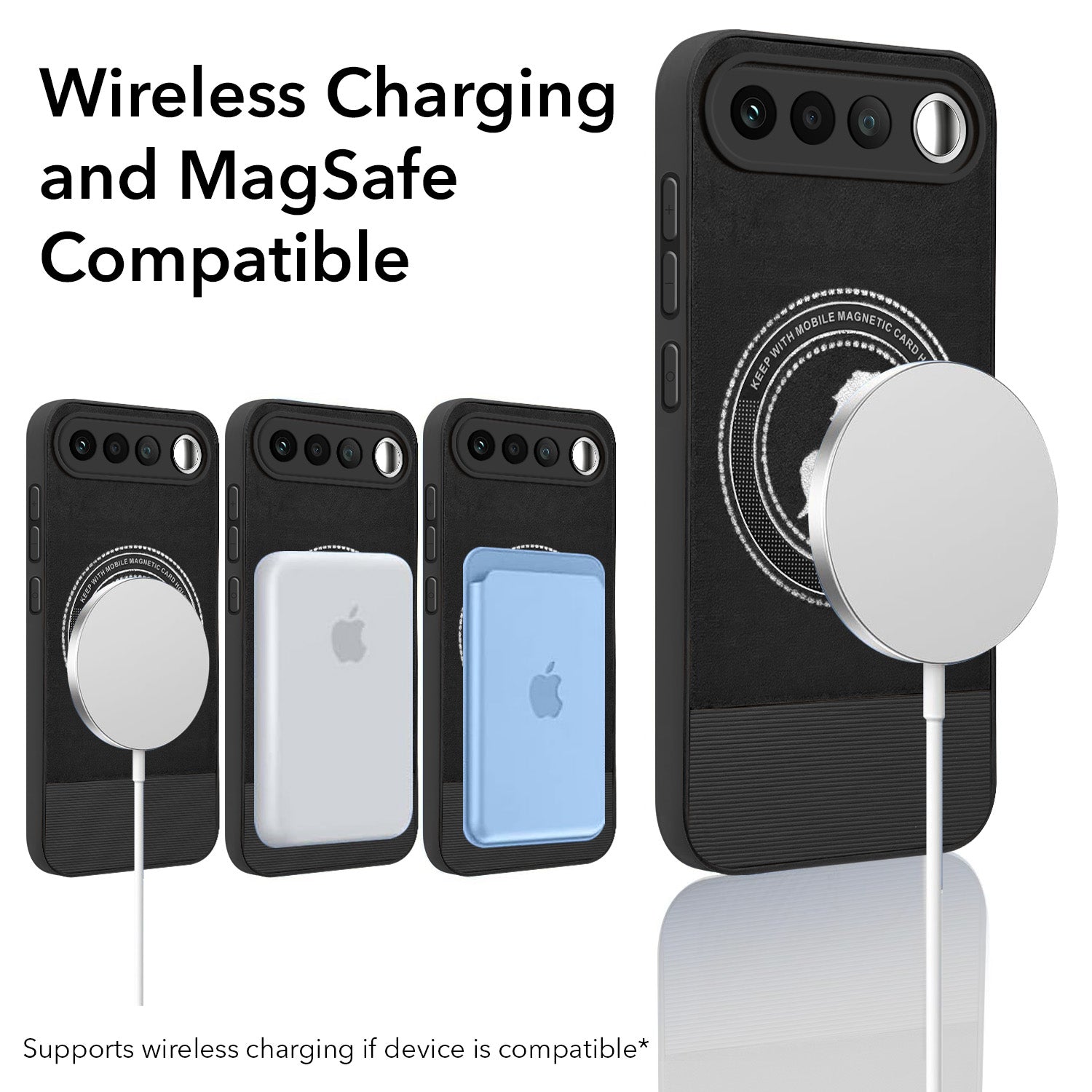 For Realme 16 Back Cover Case PU Leather Finish (Professional Minimalist Texture | MagSafe Compatile | Camera Protection | Sleek Sober Formal)