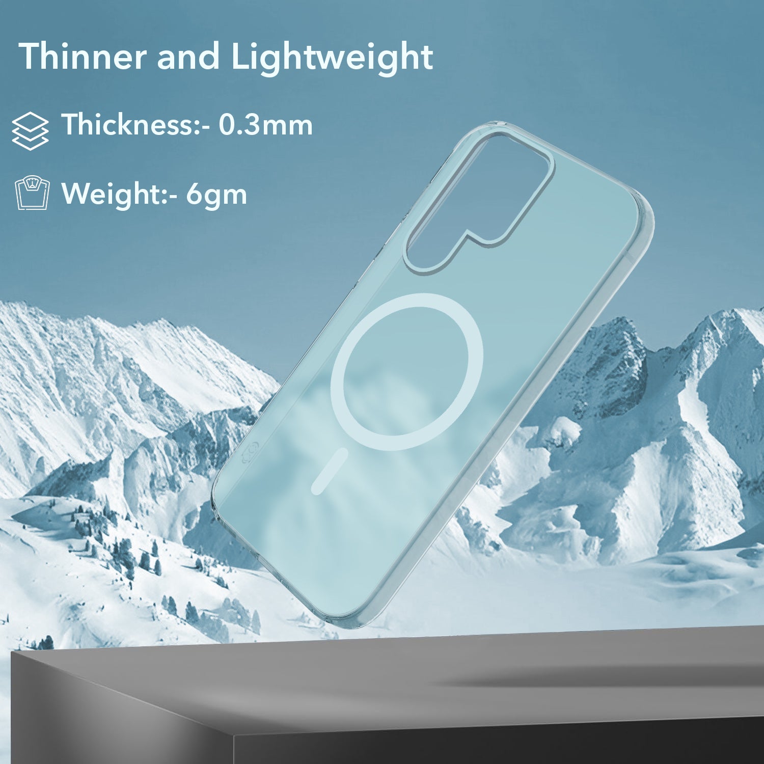 For Samsung Galaxy S23 Ultra Back Cover Case (Frosted Matte Feel | MagSafe Compatible Wireless Charging | Polycarbonate Material)