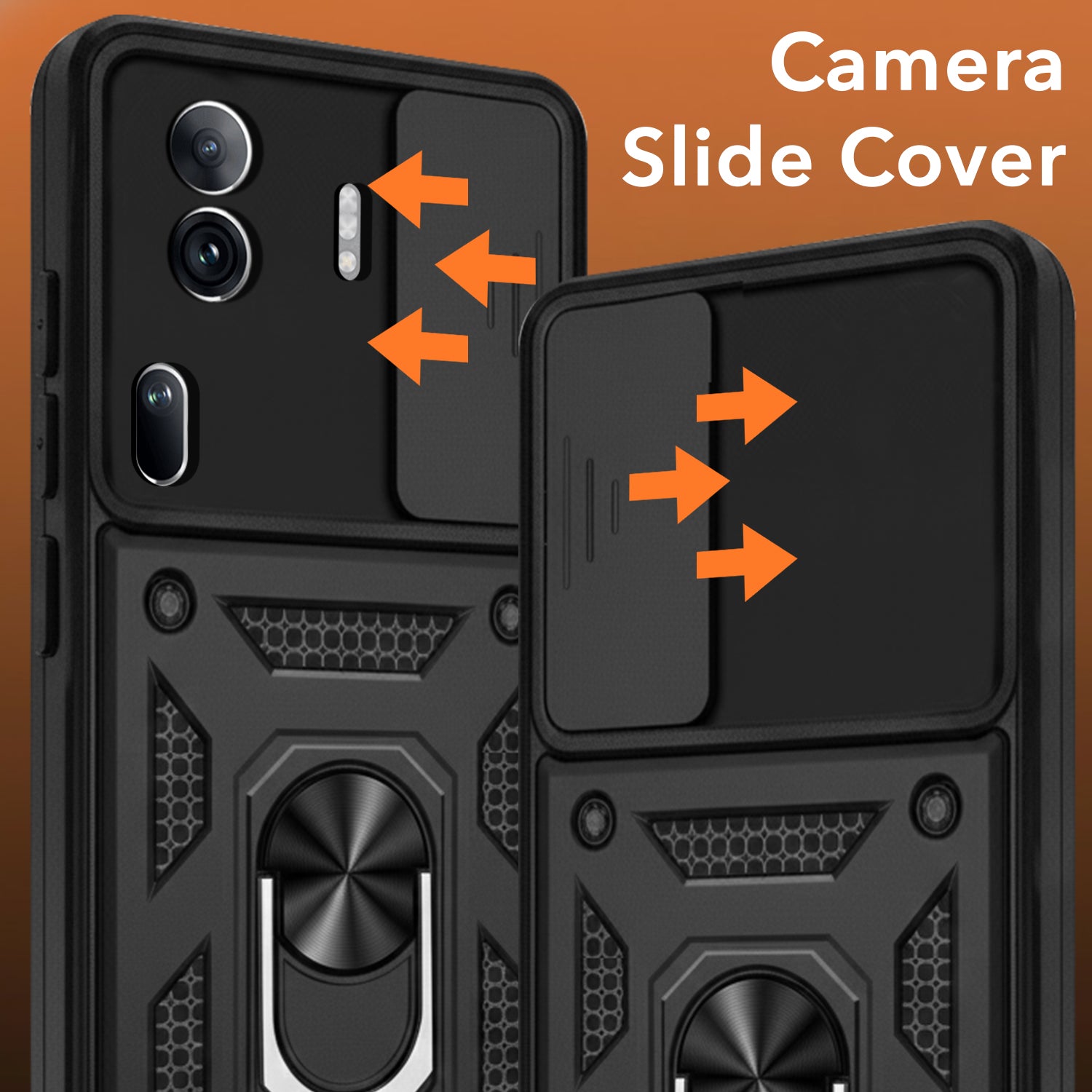For Oppo Reno11 Pro 5G Back Cover Case(Hybrid Dual Armor Polycarbonate)