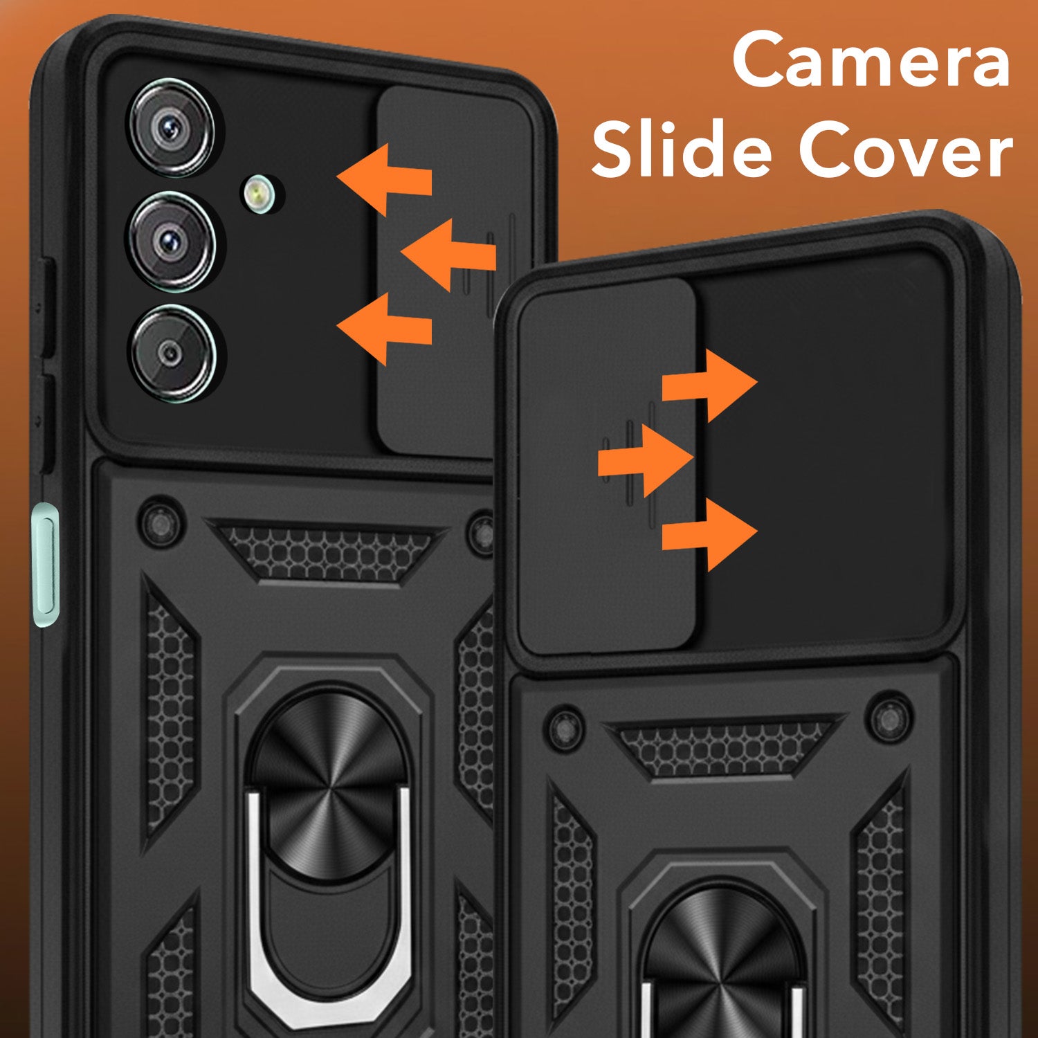 For Samsung Galaxy F15 5G Back Cover Case(Hybrid Dual Armor Polycarbonate)