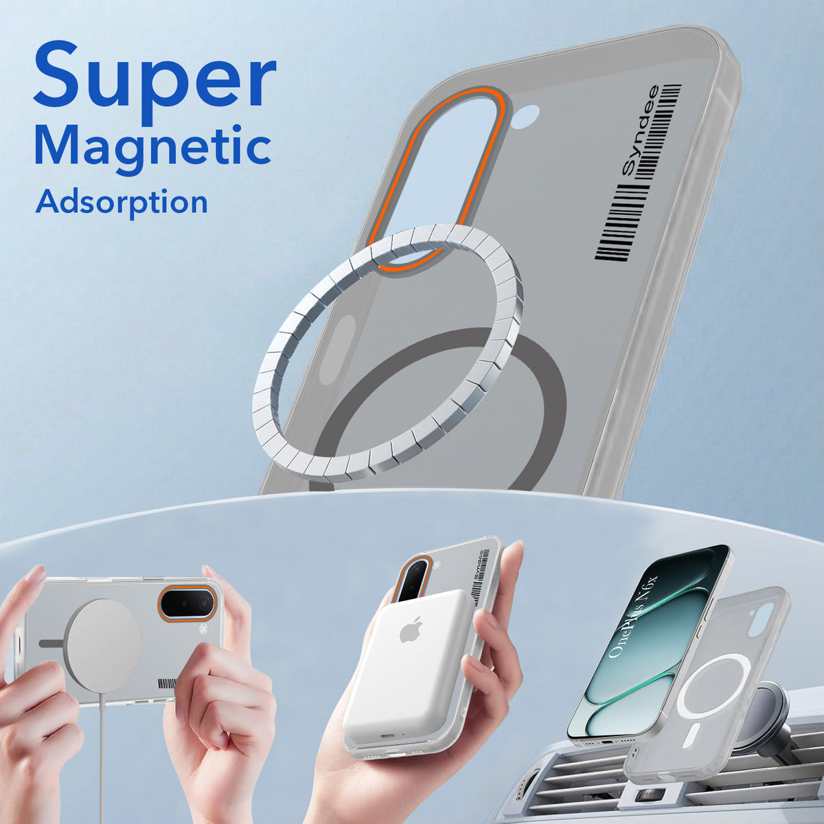 For OnePlus N6X Back Cover Case (Soft Touch | Camera Bump Protection | MagSafe Compatible | Matte Finish)