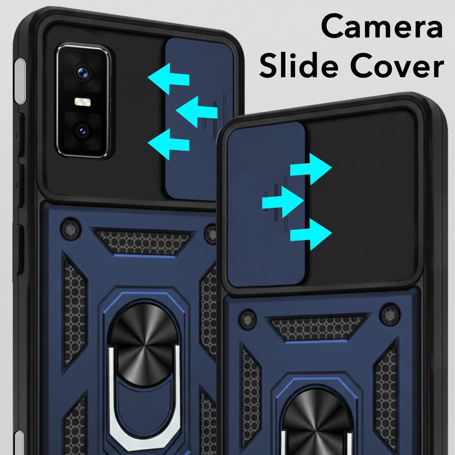 For Infinix GT 30 Pro Back Cover Case (Hybrid Dual Armor Polycarbonate)