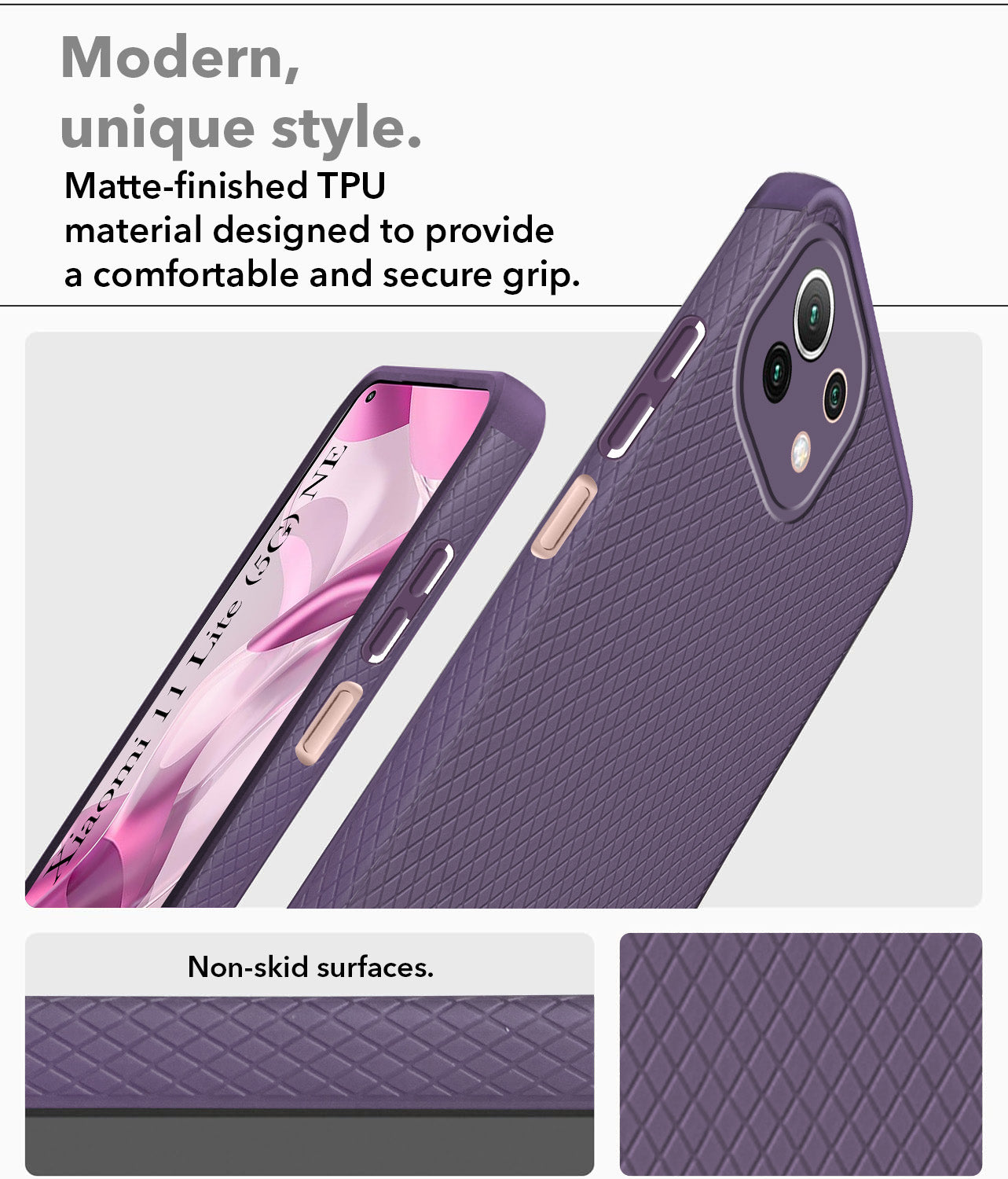 For Xiaomi 11 Lite 5G NE Back Cover ( Silicone Clear Shockproof Case with Camera Protection | Soft and Flexible | Transparent)