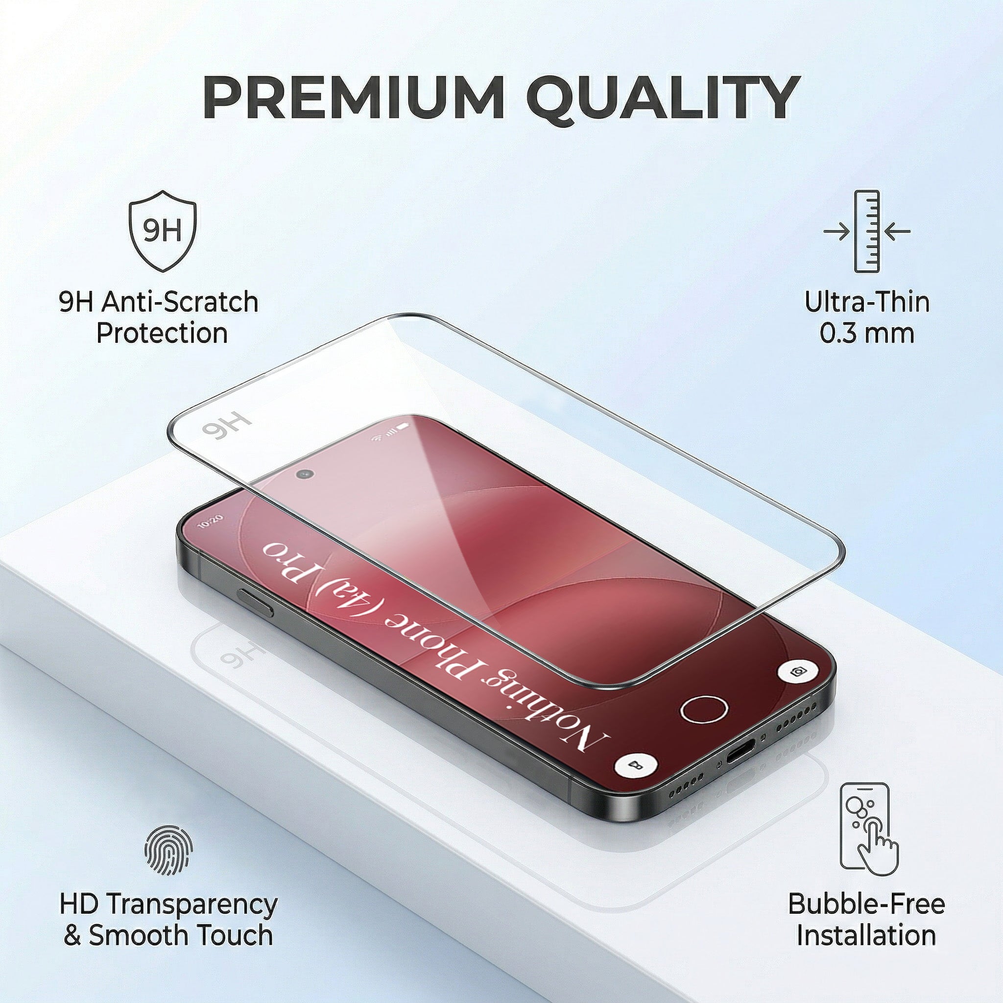 For Nothing Phone 4A Pro 5G Combo with Back Cover and 9H Tempered Glass (Liquid Silicone | Camera Protection | Oleophobic Coating Screen Glass)