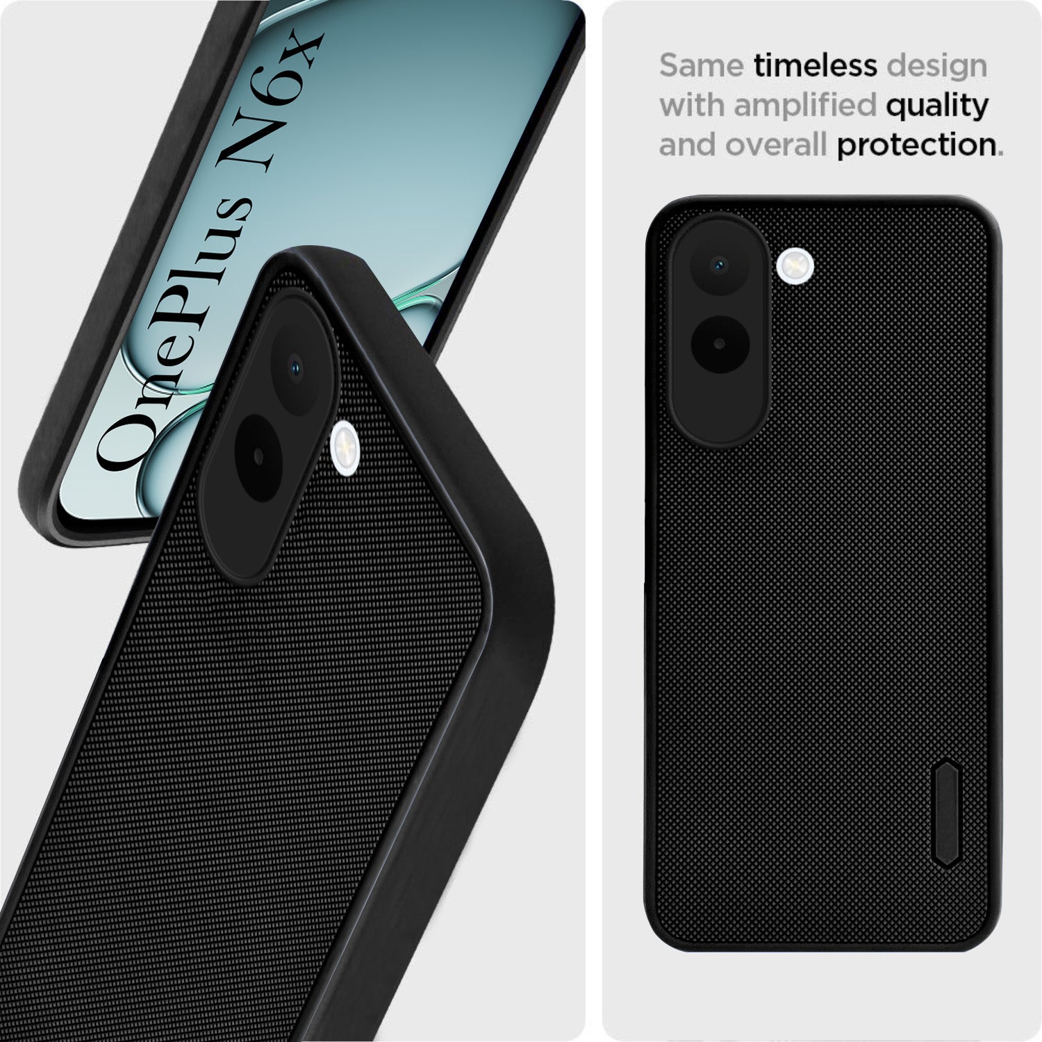 For OnePlus N6X Back Cover Case Rubberised (Textured Grip Design| Micro-Fiber Cloth Inside | Slim and Light Weight | Soft Touch and Feel)