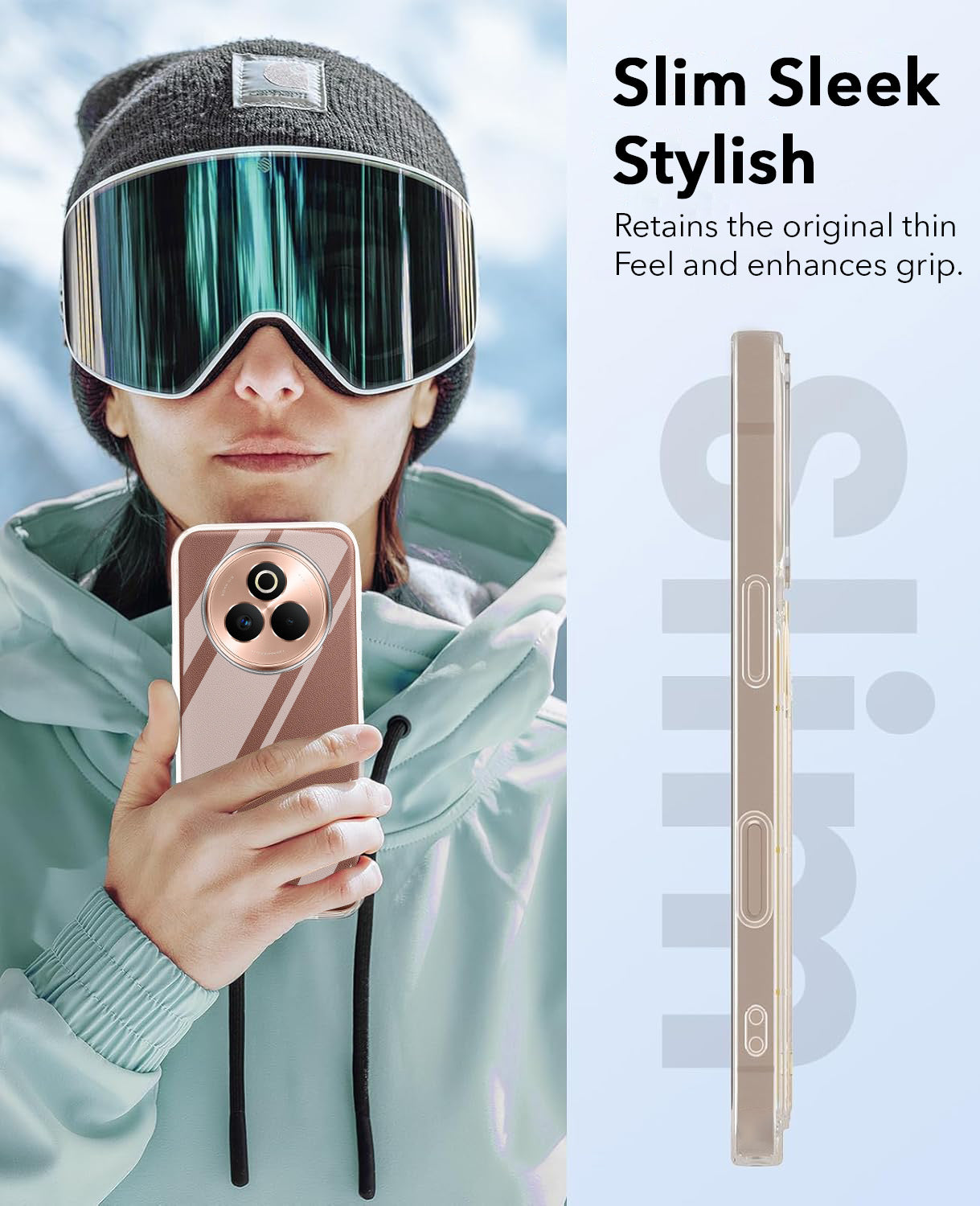 For Realme P3 Pro Lifetime Anti-Yellow Clear Back Cover Case (Sleek Hard Crystal | Shockproof and Camera Protection)