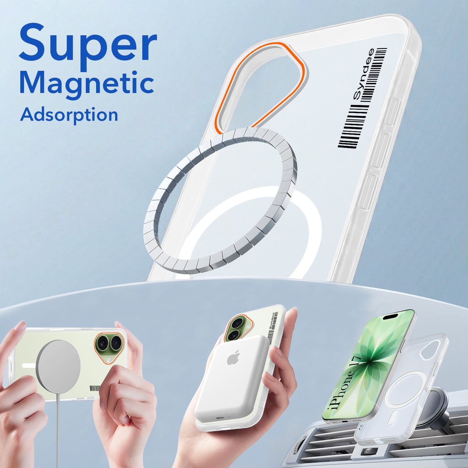 For Apple iPhone 17 Back Cover Case (Soft Touch | Camera Bump Protection | MagSafe Compatible | Matte Finish)