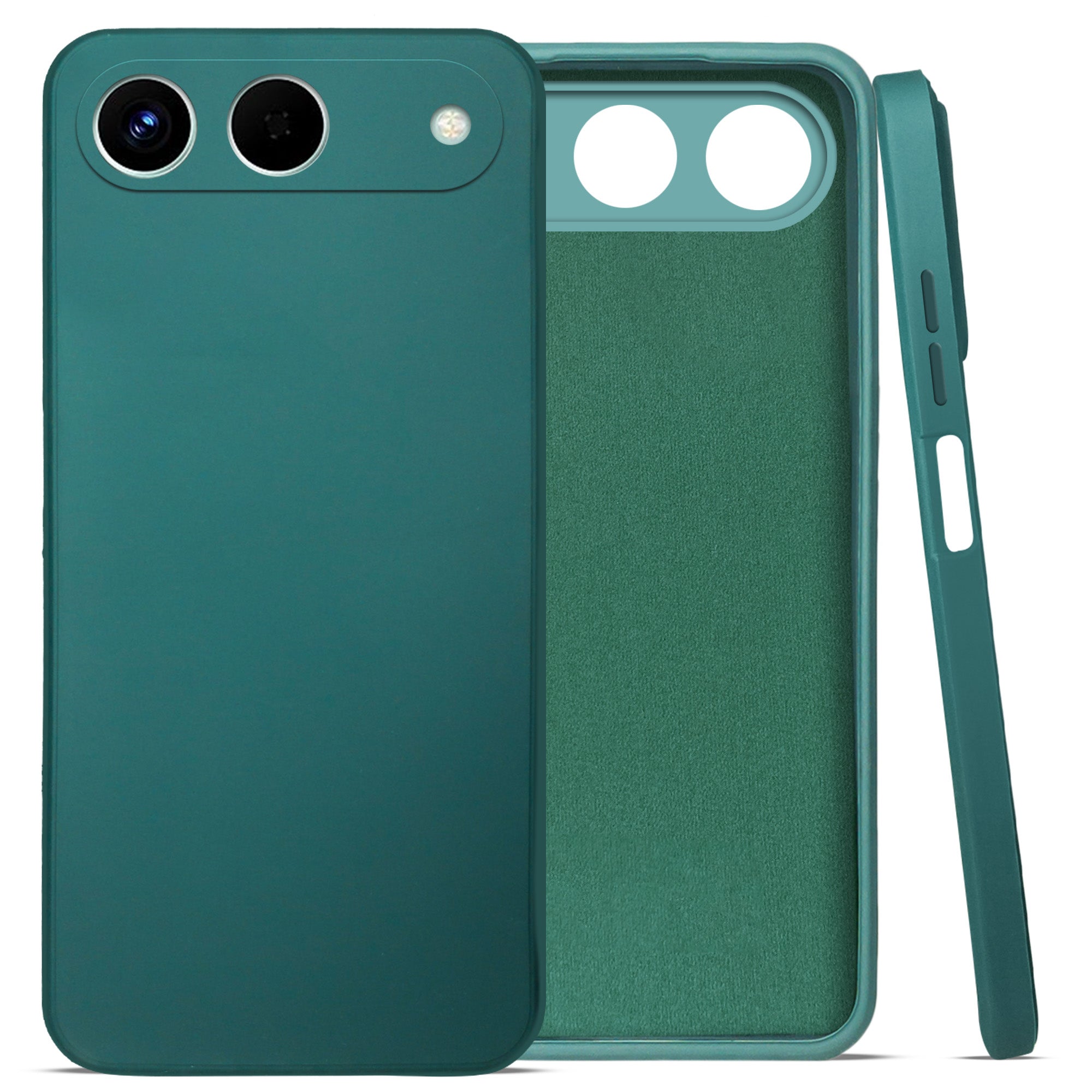 For Tecno Spark Go 5G Back Cover Case (Matte Finish Silicone with Inside Fiber cloth)
