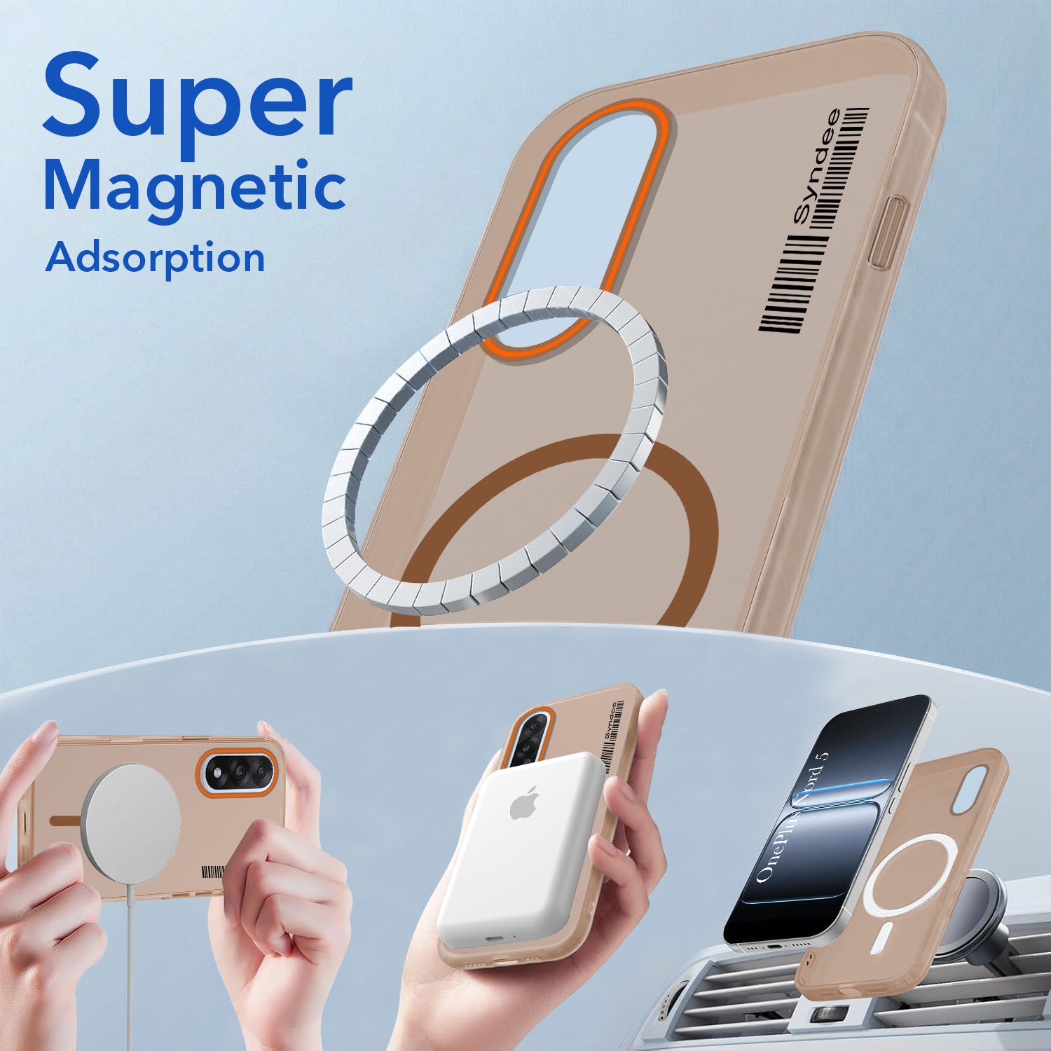 For Oneplus Nord 5 Back Cover Case (Soft Touch | Camera Bump Protection | MagSafe Compatible | Matte Finish)
