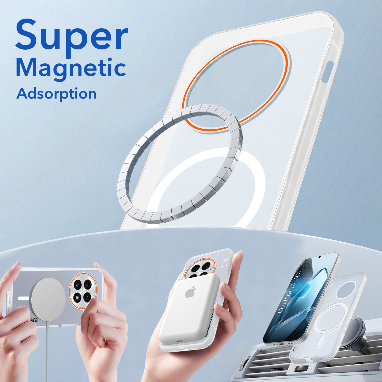 For OnePlus 13 Back Cover Case (Soft Touch | Camera Bump Protection | MagSafe Compatible | Matte Finish)