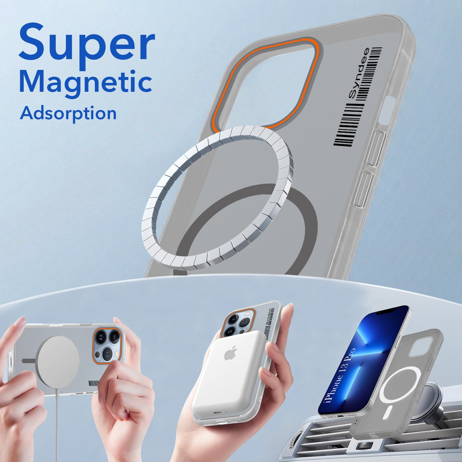 For Apple iPhone 13 Pro Back Cover Case (Soft Touch | Camera Bump Protection | MagSafe Compatible | Matte Finish)