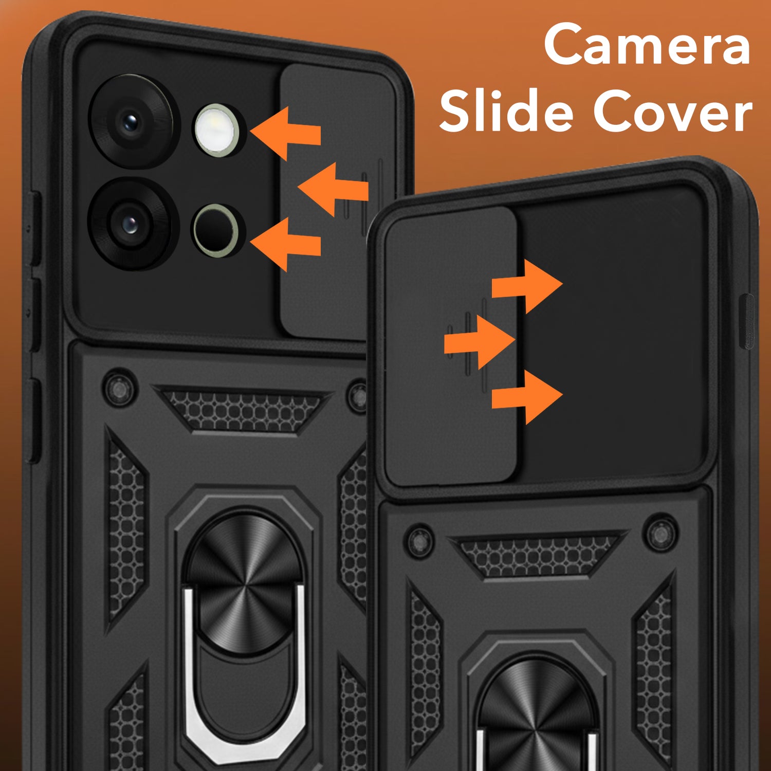 For OnePlus 13S Back Cover Case (Hybrid Dual Armor Polycarbonate)