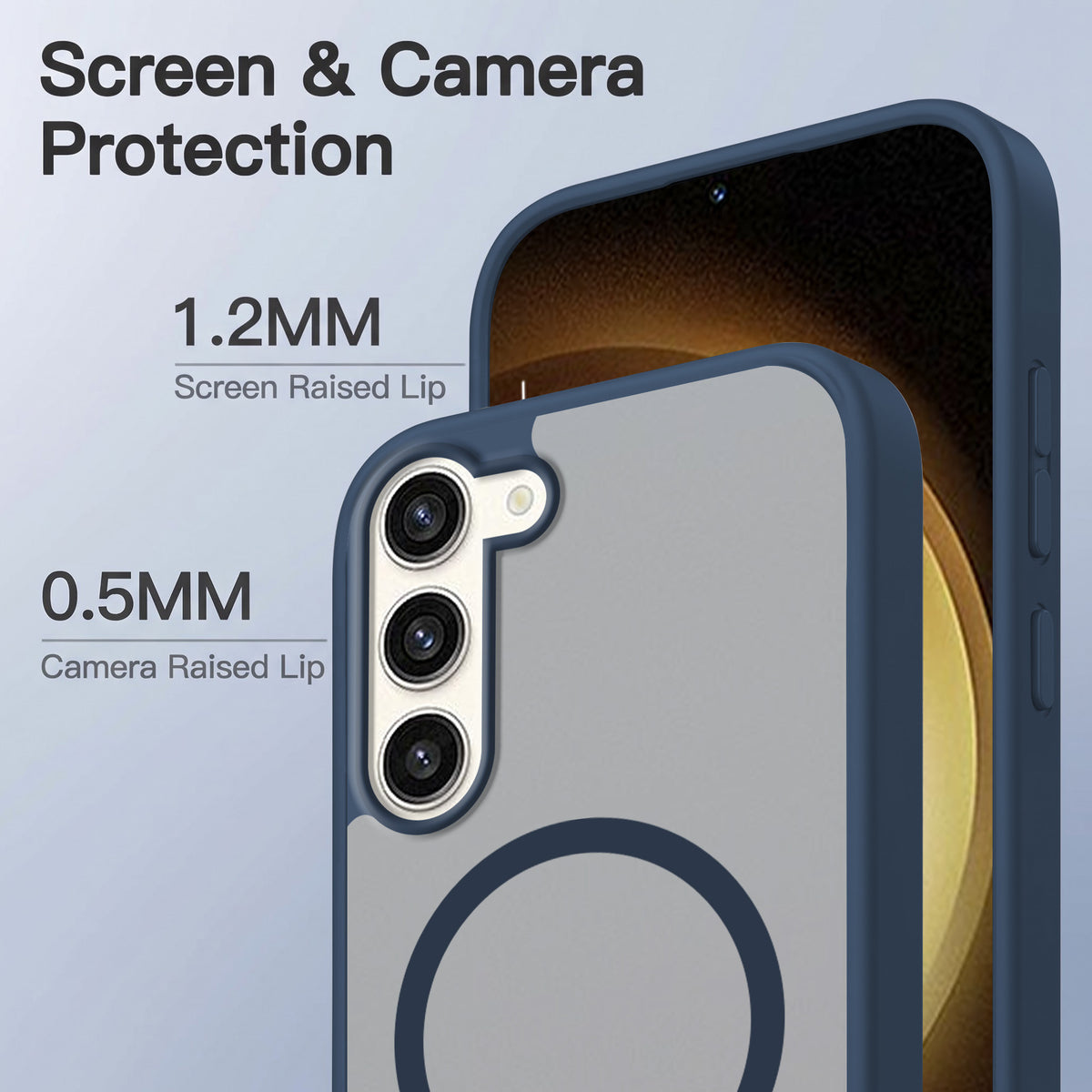 For Samsung Galaxy S23 Plus Matte Finish Back Case Cover (MagSafe Compatible | Translucent Soft Touch | Slim and Unbreakable)