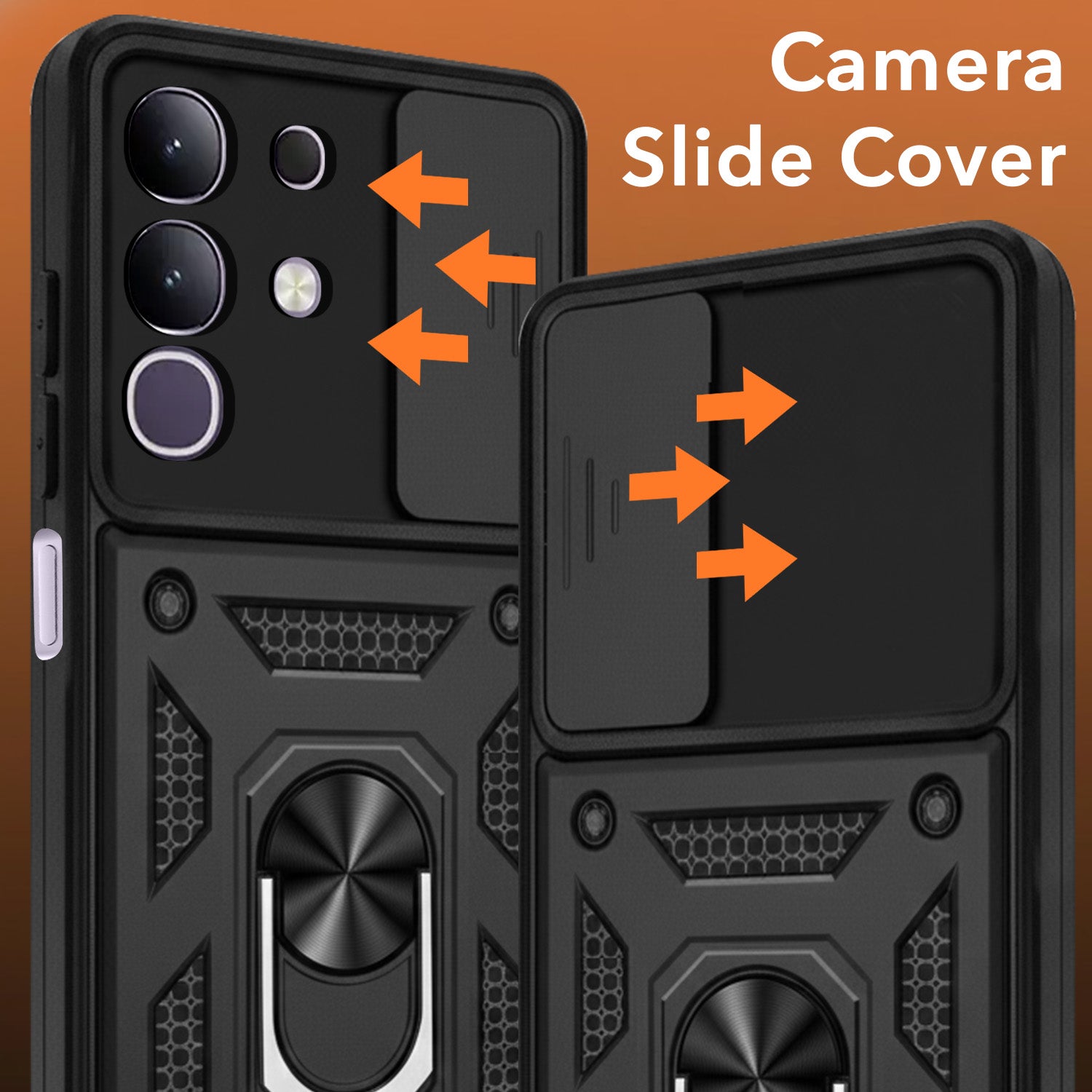 For Vivo T4x | Vivo Y31 Pro Back Cover Case (Hybrid Dual Armor Polycarbonate)