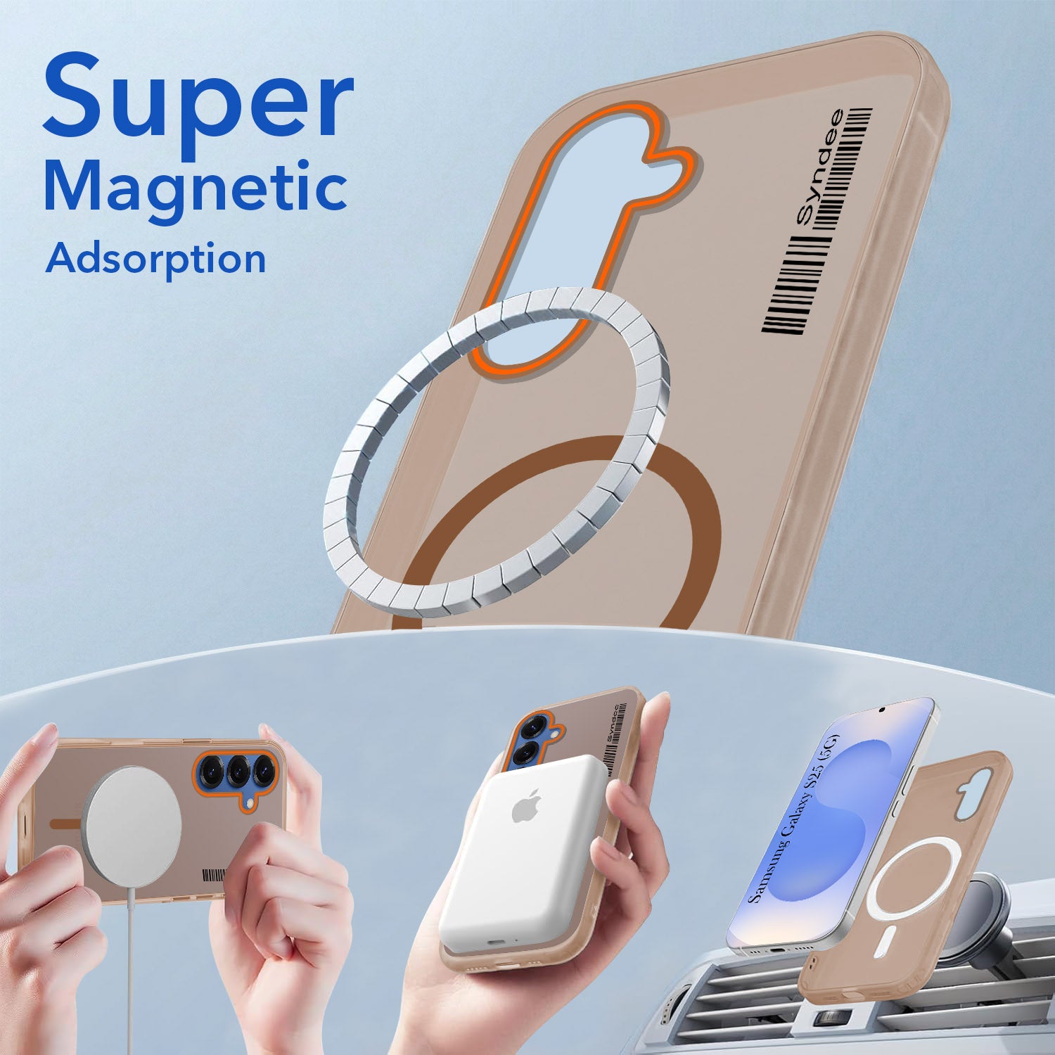For Samsung Galaxy S25 Back Cover Case (Soft Touch | Camera Bump Protection | MagSafe Compatible | Matte Finish)