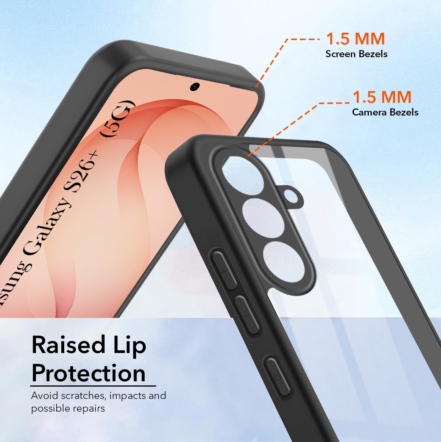 For Samsung Galaxy S26 Plus Back Cover Case Ultra-Hybrid (Lifetime Anti Yellow | Anti Scratch | Crystal Clear Shockproof)