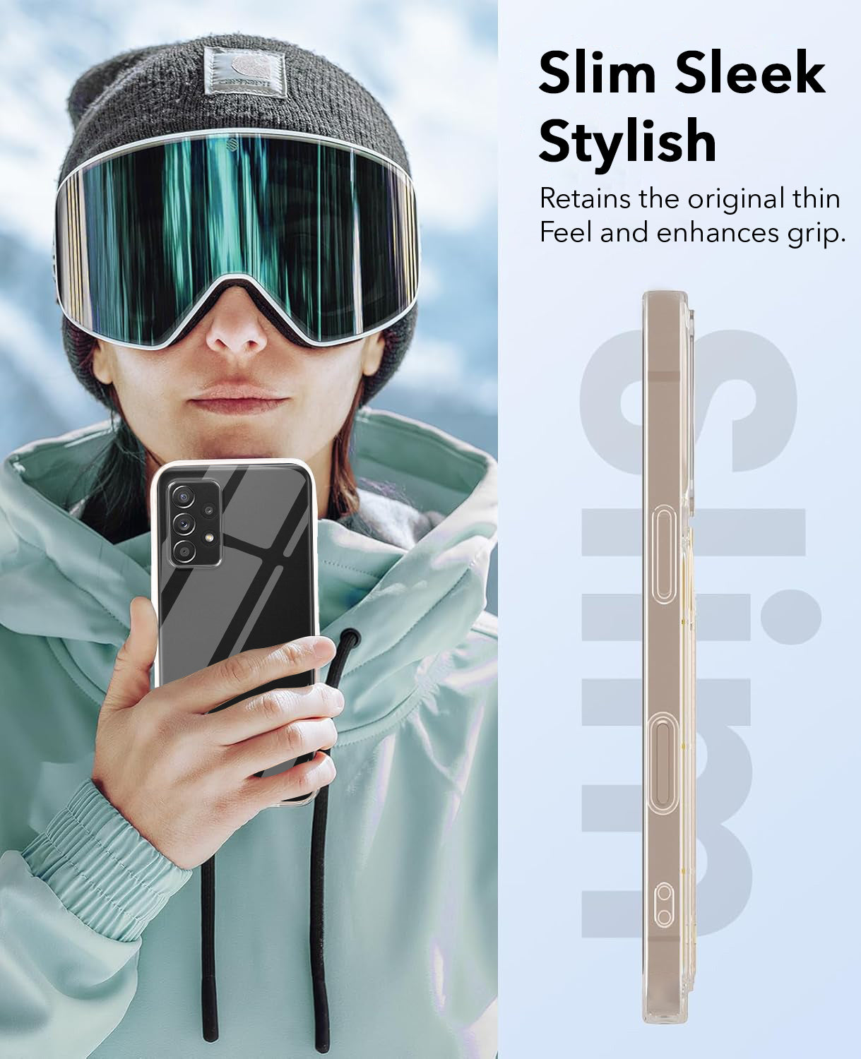 For Samsung Galaxy A52 | A52 5G | A52s 5G Back Cover Case Lifetime Anti-Yellow Clear (Sleek Hard Crystal | Shockproof and Camera Protection)