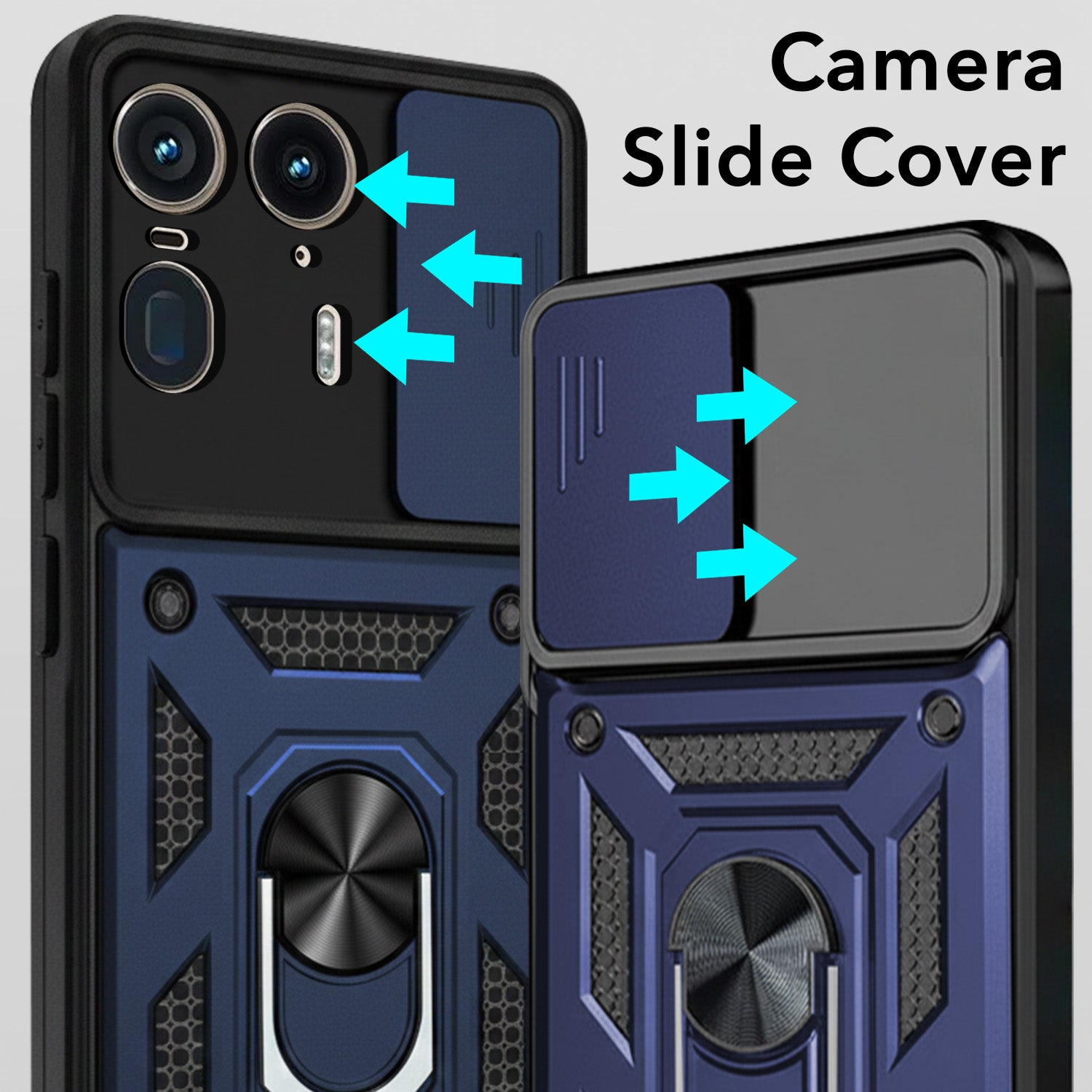 For Motorola Moto Edge 50 Ultra 5G Back Cover Case  (Hybrid Dual Armor Polycarbonate)