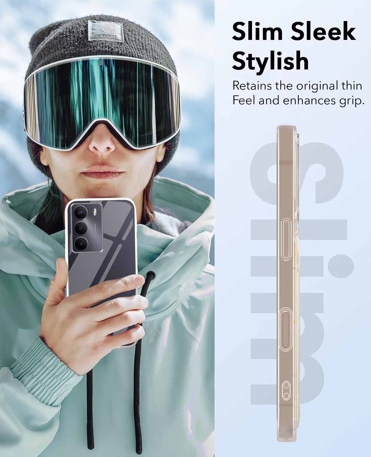 For Realme Narzo 80 Lite 5G Lifetime Anti-Yellow Clear Back Cover Case(Sleek Hard Crystal | Shockproof and Camera Protection)