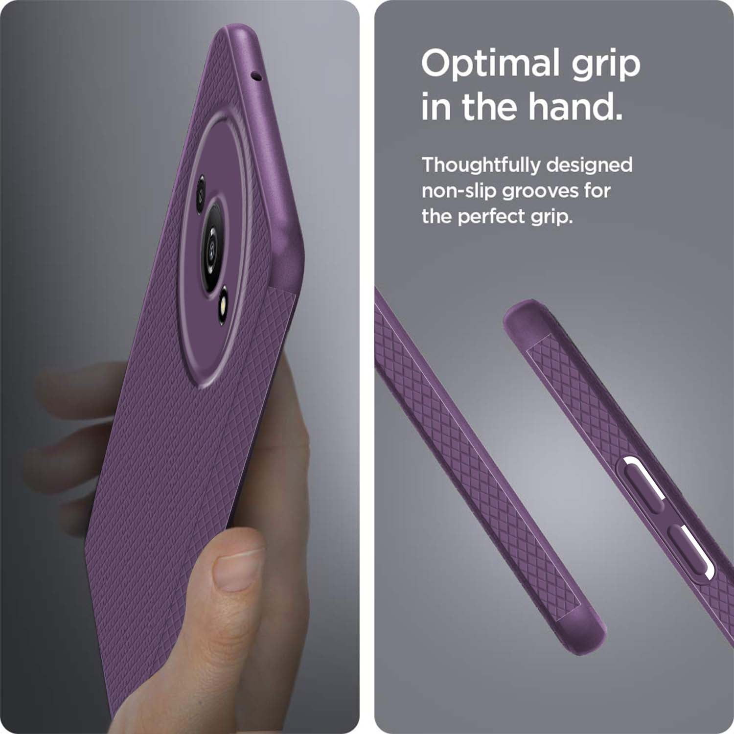 For Xiaomi Poco C61 Back Cover Case (Liquid Silicone | Side Grip | Camera Protection)