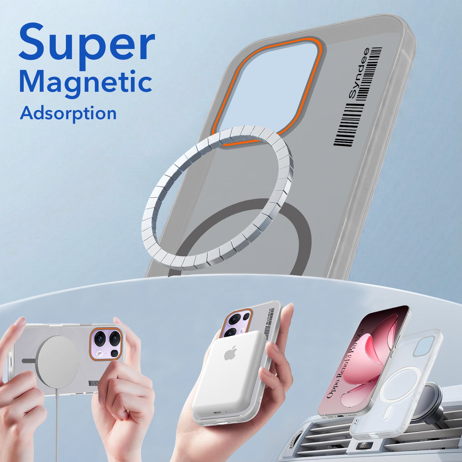 For Oppo Reno 13 Pro 5G | Oppo Reno 13 Pro 5G Back Cover Case (Soft Touch | Camera Bump Protection | MagSafe Compatible | Matte Finish)