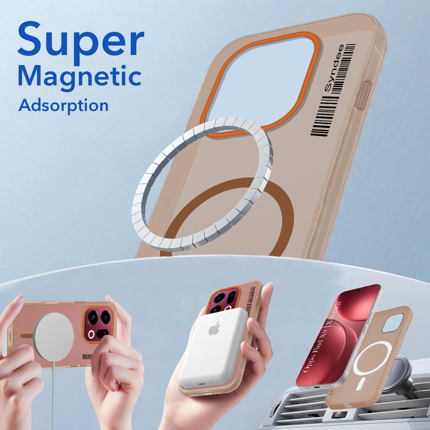 For Oppo Find X9 | Oppo Find X9s Back Cover Case (Soft Touch | Camera Bump Protection | MagSafe Compatible | Matte Finish)