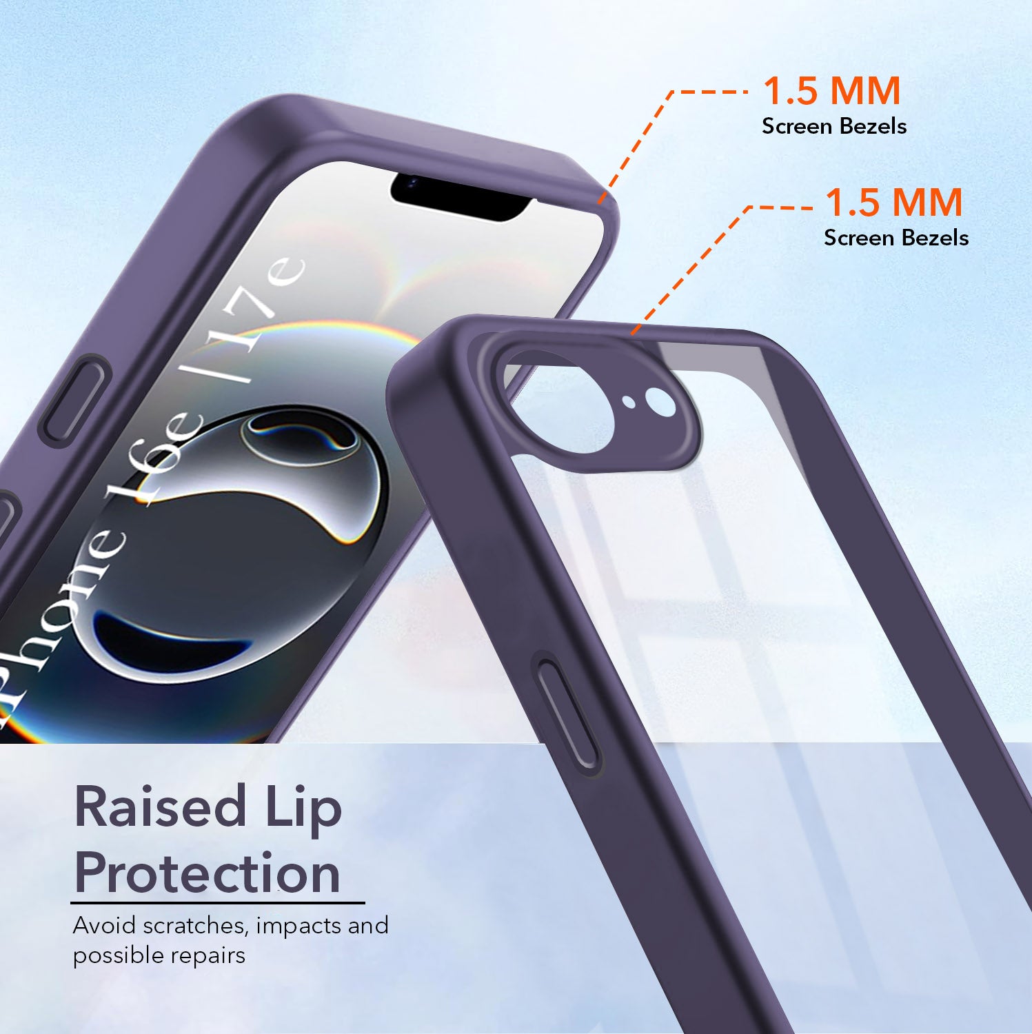 For Apple iPhone 16e | Apple iPhone 17e Back Cover Case (Lifetime Anti Yellow | Anti Scratch | Crystal Clear Shockproof) (Lifetime Anti Yellow | Anti Scratch | Crystal Clear Shockproof)