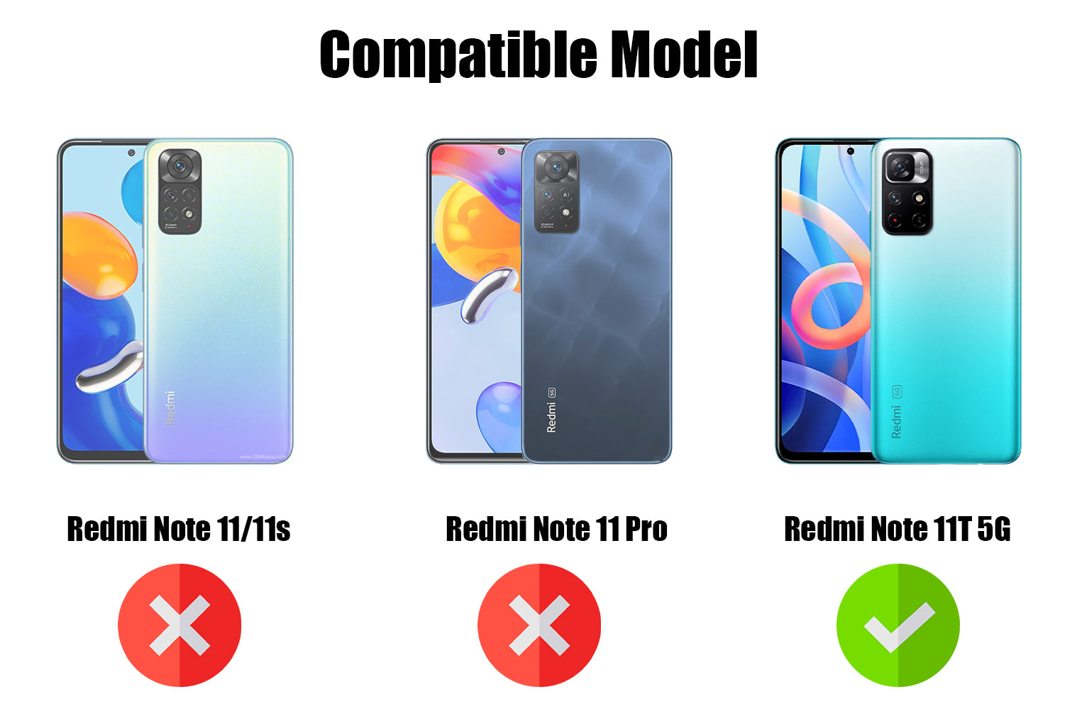 For Xiaomi Redmi Note 11T Back Cover Case 5G 3D Silicone Compatible (Dual Design Glitter Sparkle and Detachable Diamond Print Case | Soft and Flexible)