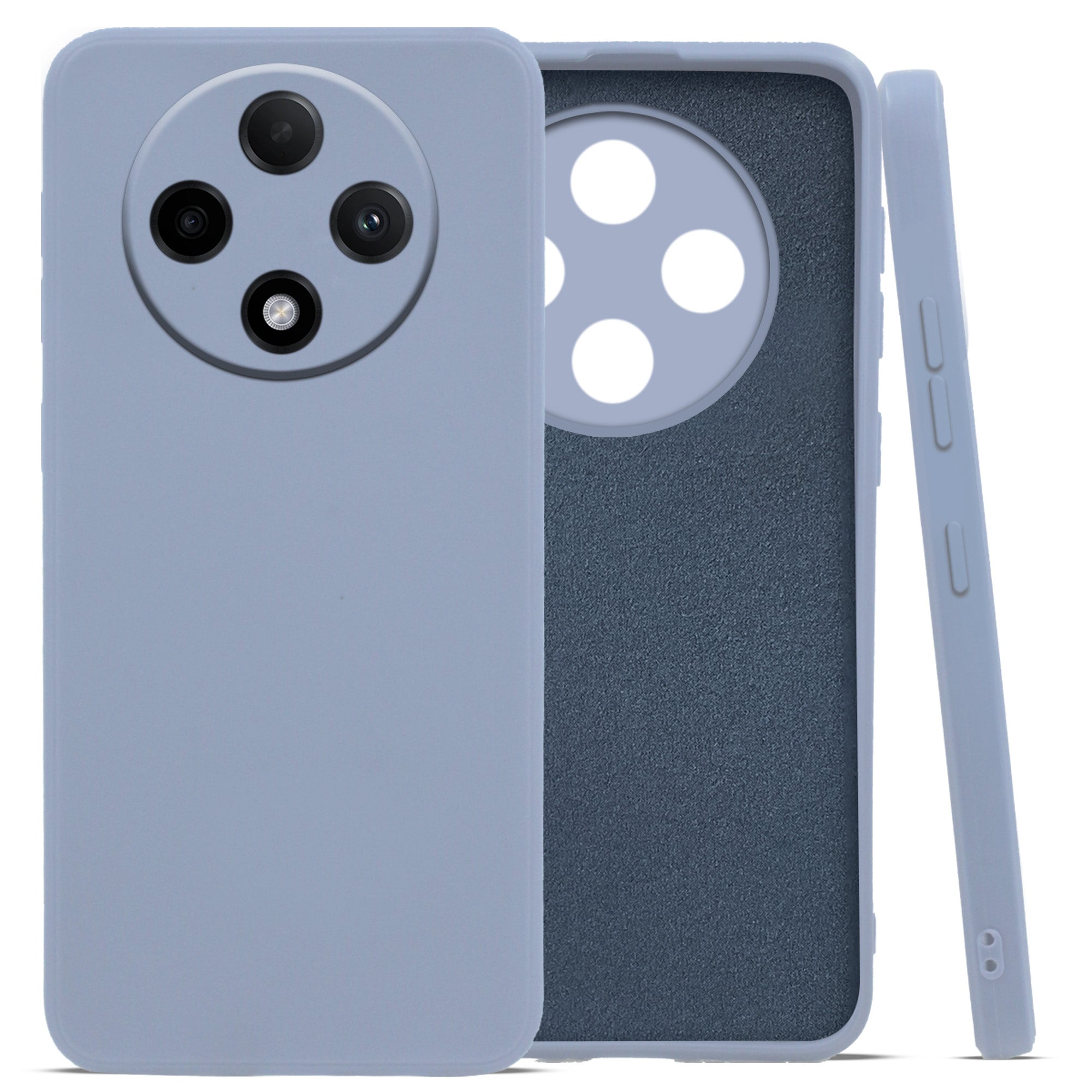 For Oppo F27 Pro | Oppo F27 Pro Plus Back Cover Case (Matte Finish Silicone with Inside Fiber cloth)
