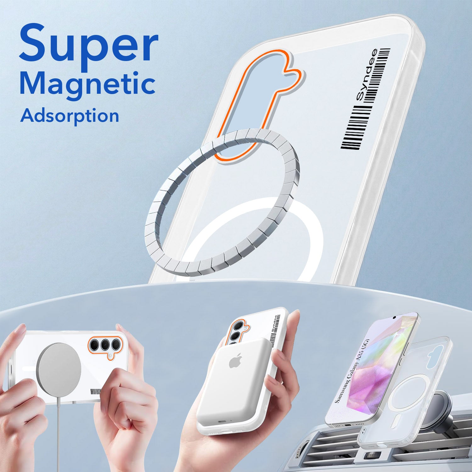 For Samsung Galaxy A35 5G Back Cover Case (Soft Touch | Camera Bump Protection | MagSafe Compatible | Matte Finish)