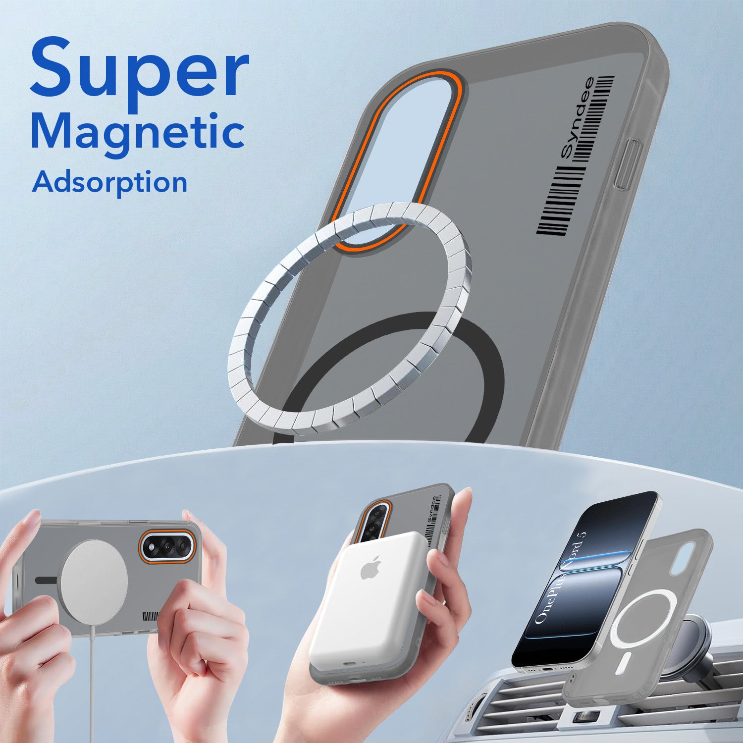 For Oneplus Nord 5 Back Cover Case (Soft Touch | Camera Bump Protection | MagSafe Compatible | Matte Finish)