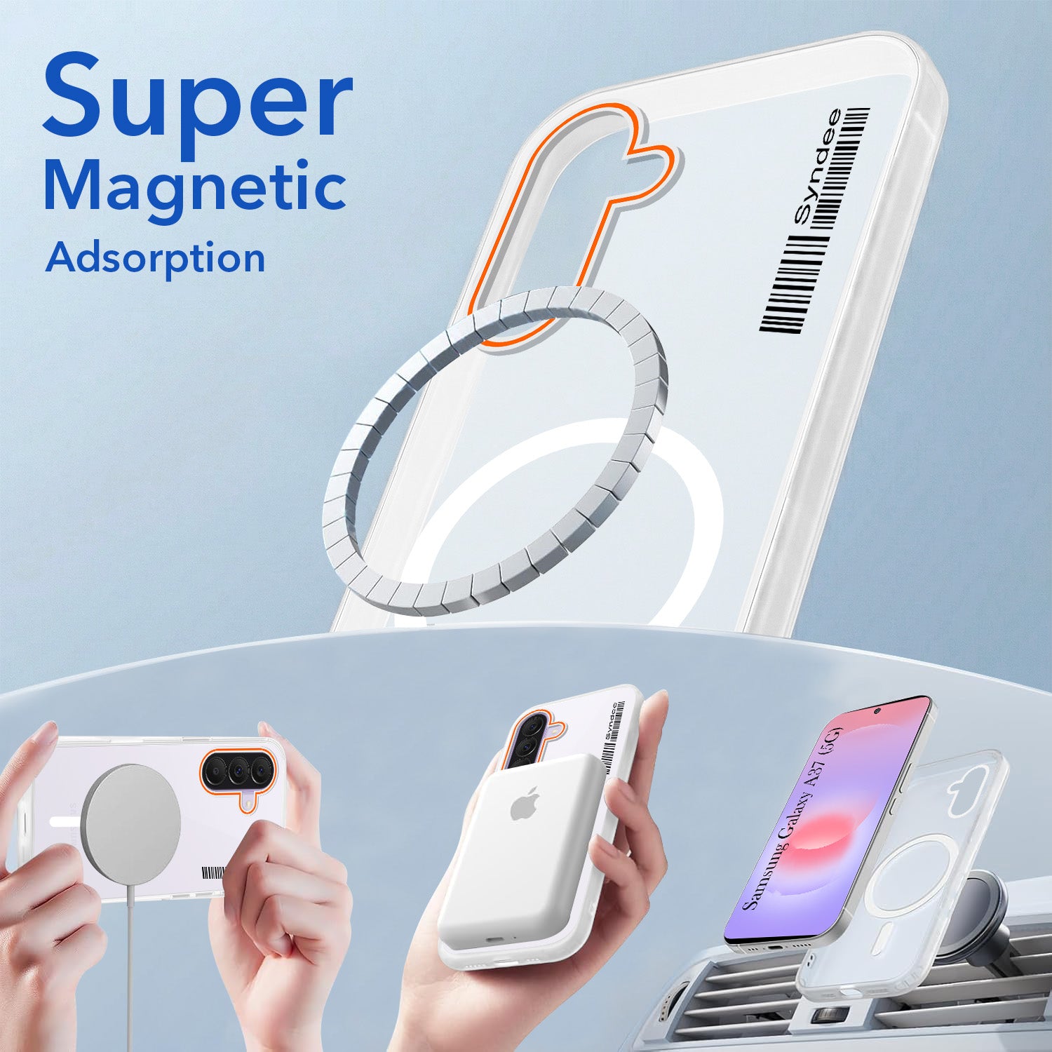 For Samsung Galaxy A37 5G Back Cover Case (Soft Touch | Camera Bump Protection | MagSafe Compatible | Matte Finish)