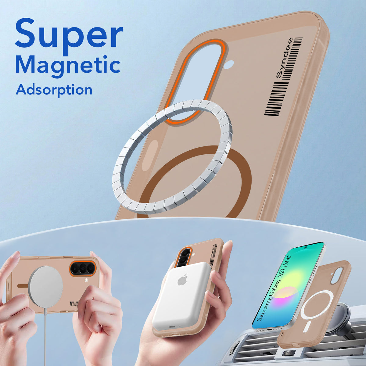 For Samsung Galaxy A27 5G | Samsung M47 5G Back Cover Case (Soft Touch | Camera Bump Protection | MagSafe Compatible | Matte Finish)
