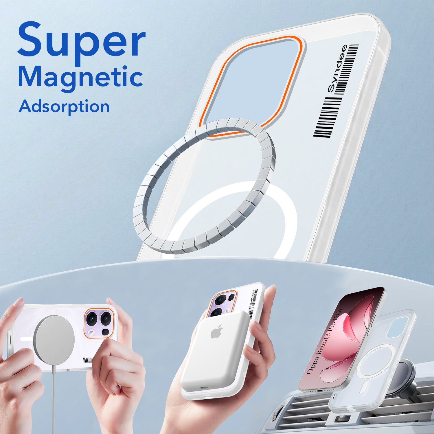 For Oppo Reno 13 Pro 5G | Oppo Reno 13 Pro 5G Back Cover Case (Soft Touch | Camera Bump Protection | MagSafe Compatible | Matte Finish)