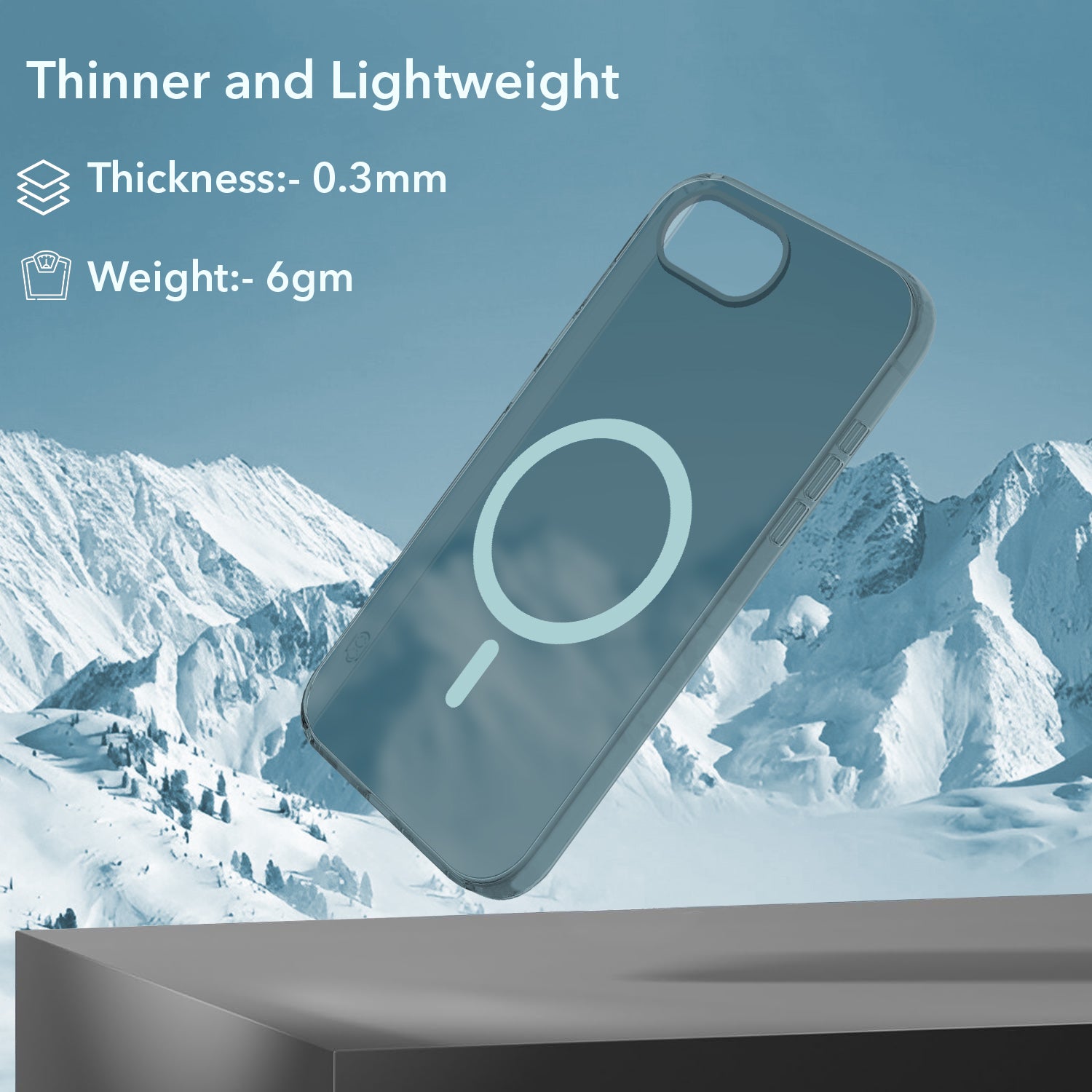 For iPhone 16e | iPhone 17e Back Cover Case (Frosted Matte Feel | MagSafe Compatible Wireless Charging | Polycarbonate Material)