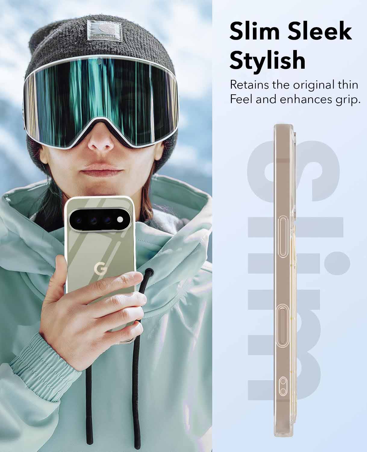 For Google Pixel 11 Pro Back Cover Case Lifetime Anti-Yellow Clear (Sleek Hard Crystal | Shockproof and Camera Protection) (Copy)