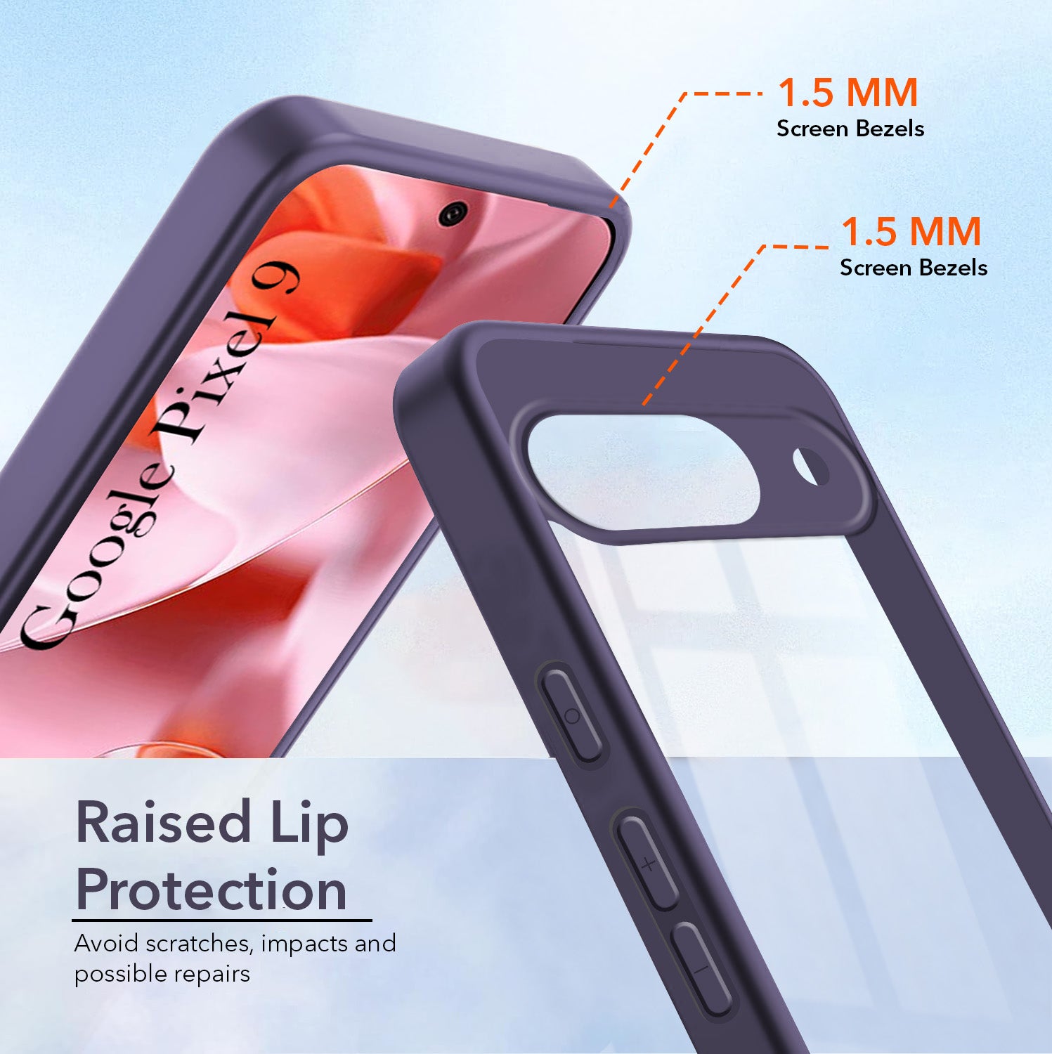 For Google Pixel 9 Back Cover Case Ultra-Hybrid (Lifetime Anti Yellow | Anti Scratch | Crystal Clear Shockproof)
