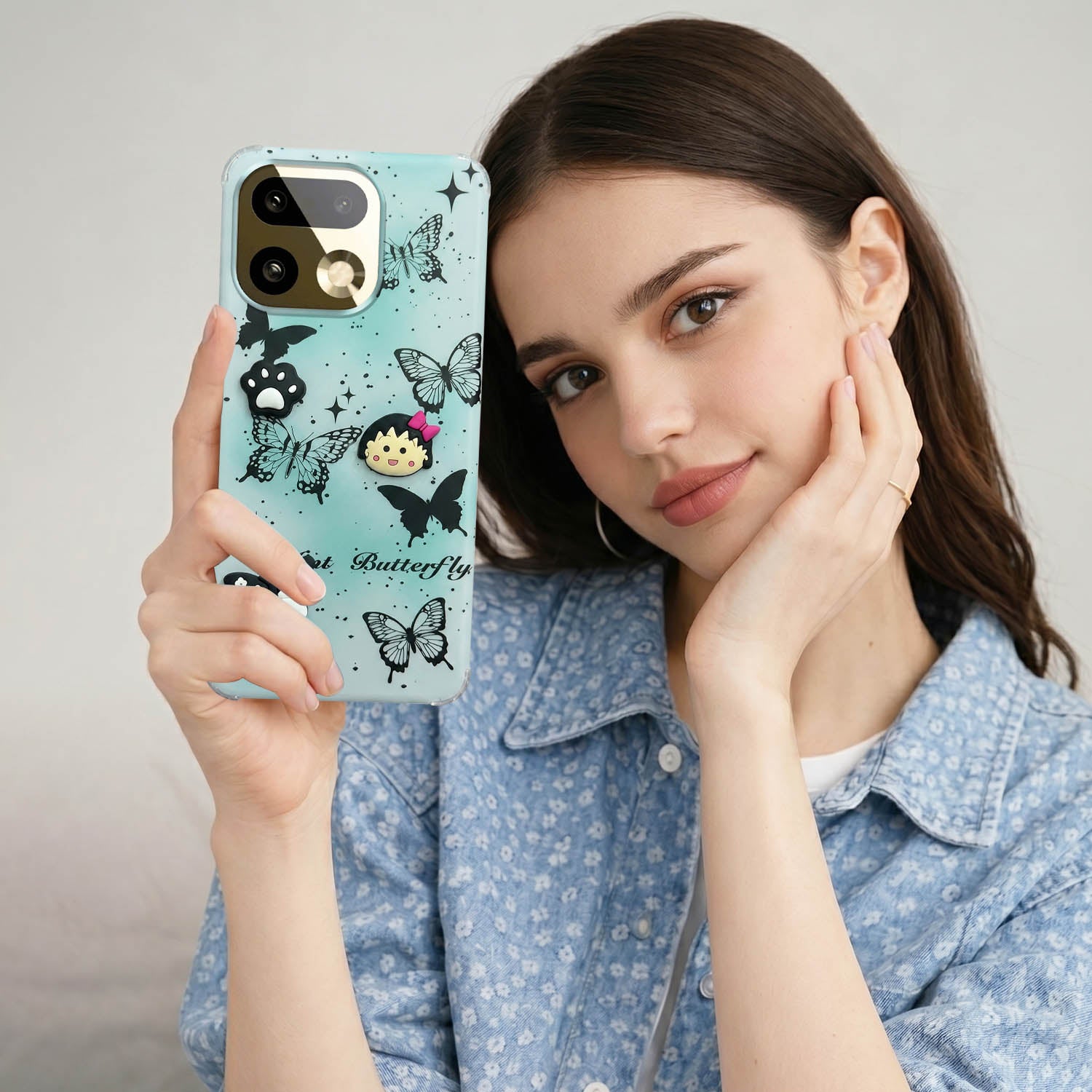 For Realme 16 Pro Plus 5G Back Cover Case (3D Cute Cartoons | Hard Back Side Soft | Matte Premium Finish | HD Printing)