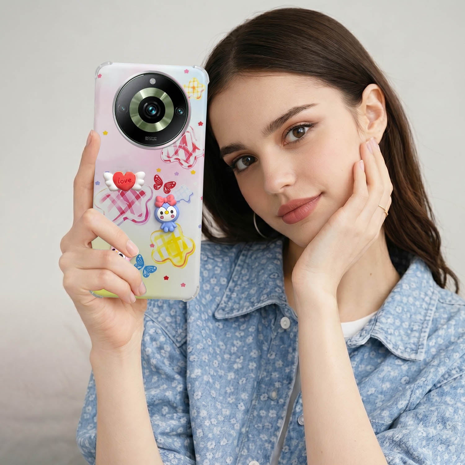 For Realme 11 Pro 5G | Realme 11 Pro Plus 5G Back Cover Case (3D Cute Cartoons | Hard Back Side Soft | Matte Premium Finish | HD Printing)