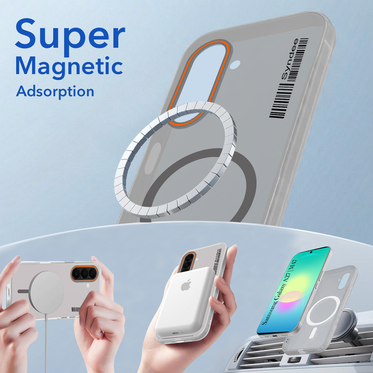 For Samsung Galaxy A27 5G | Samsung M47 5G Back Cover Case (Soft Touch | Camera Bump Protection | MagSafe Compatible | Matte Finish)