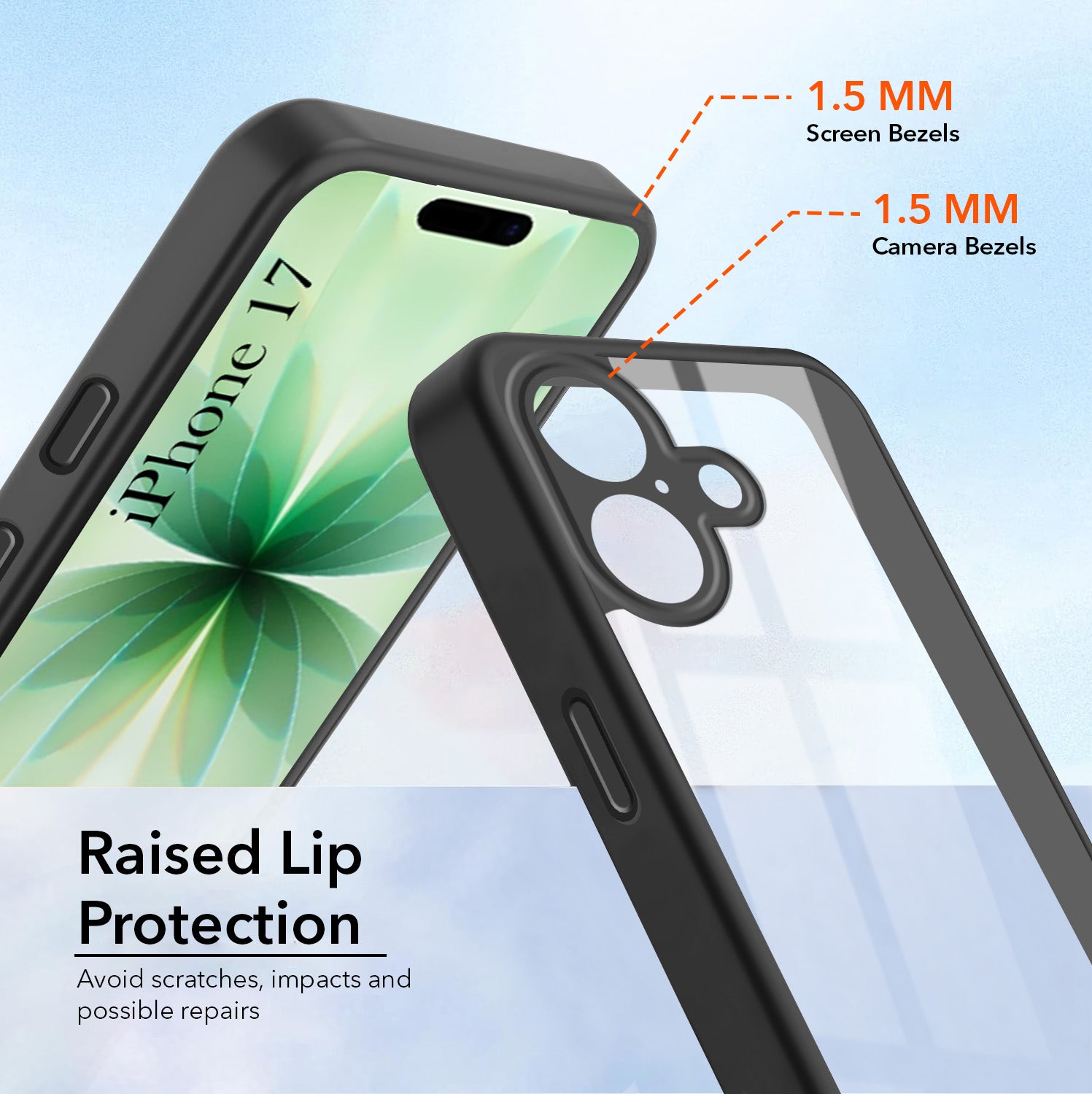 For Apple iPhone 17 Back Cover Case Ultra-Hybrid (Lifetime Anti Yellow | Anti Scratch | Crystal Clear Shockproof)