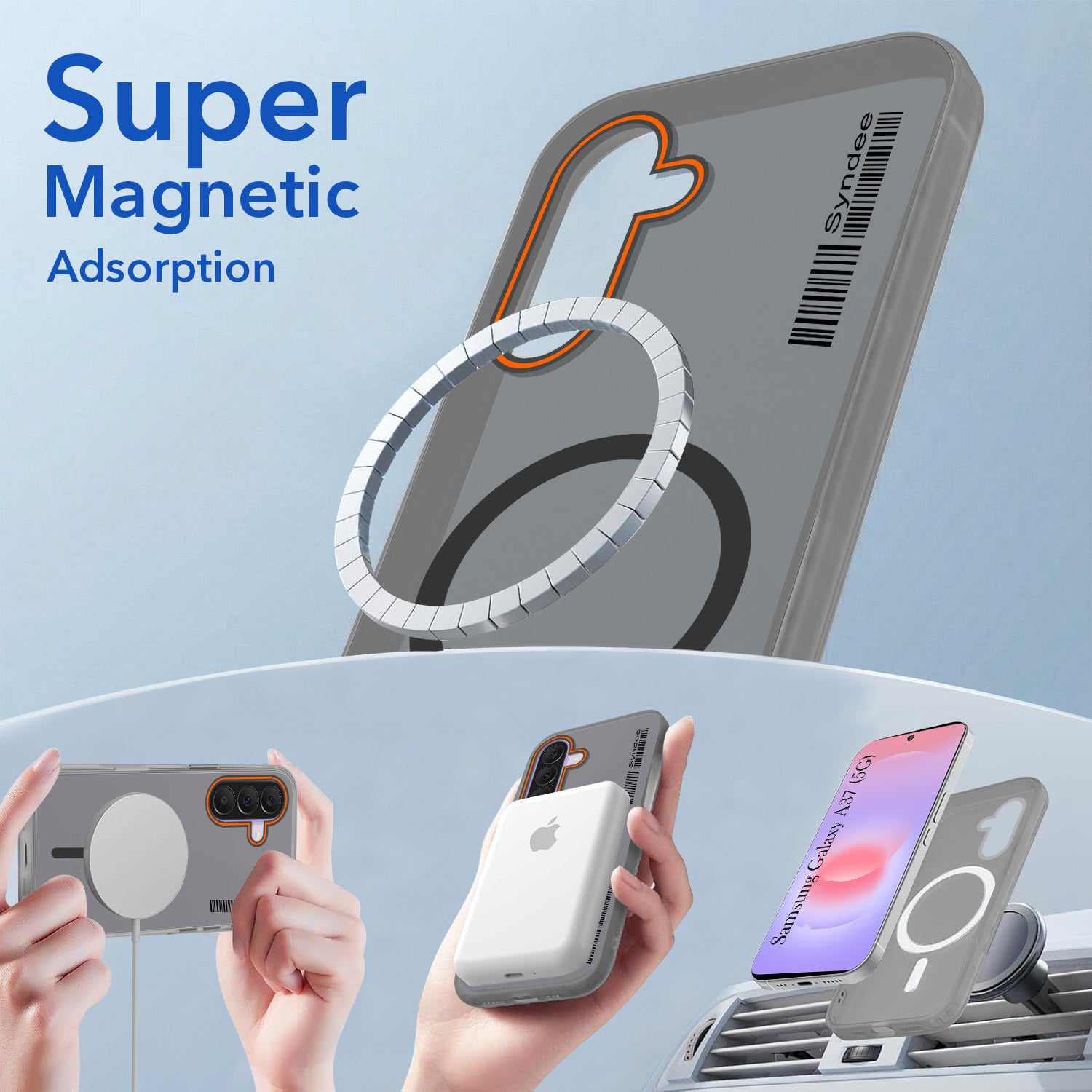 For Samsung Galaxy A37 5G Back Cover Case (Soft Touch | Camera Bump Protection | MagSafe Compatible | Matte Finish)