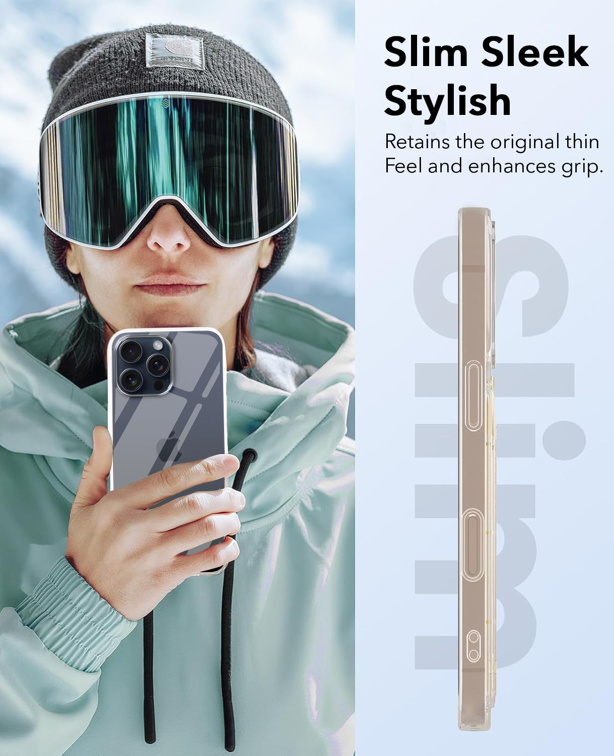 For Apple iPhone 15 Pro Max Back Cover Case (Hard Anti Yellow Clear Case | Drop & Camera Protection | Shockproof Polycarbonate)