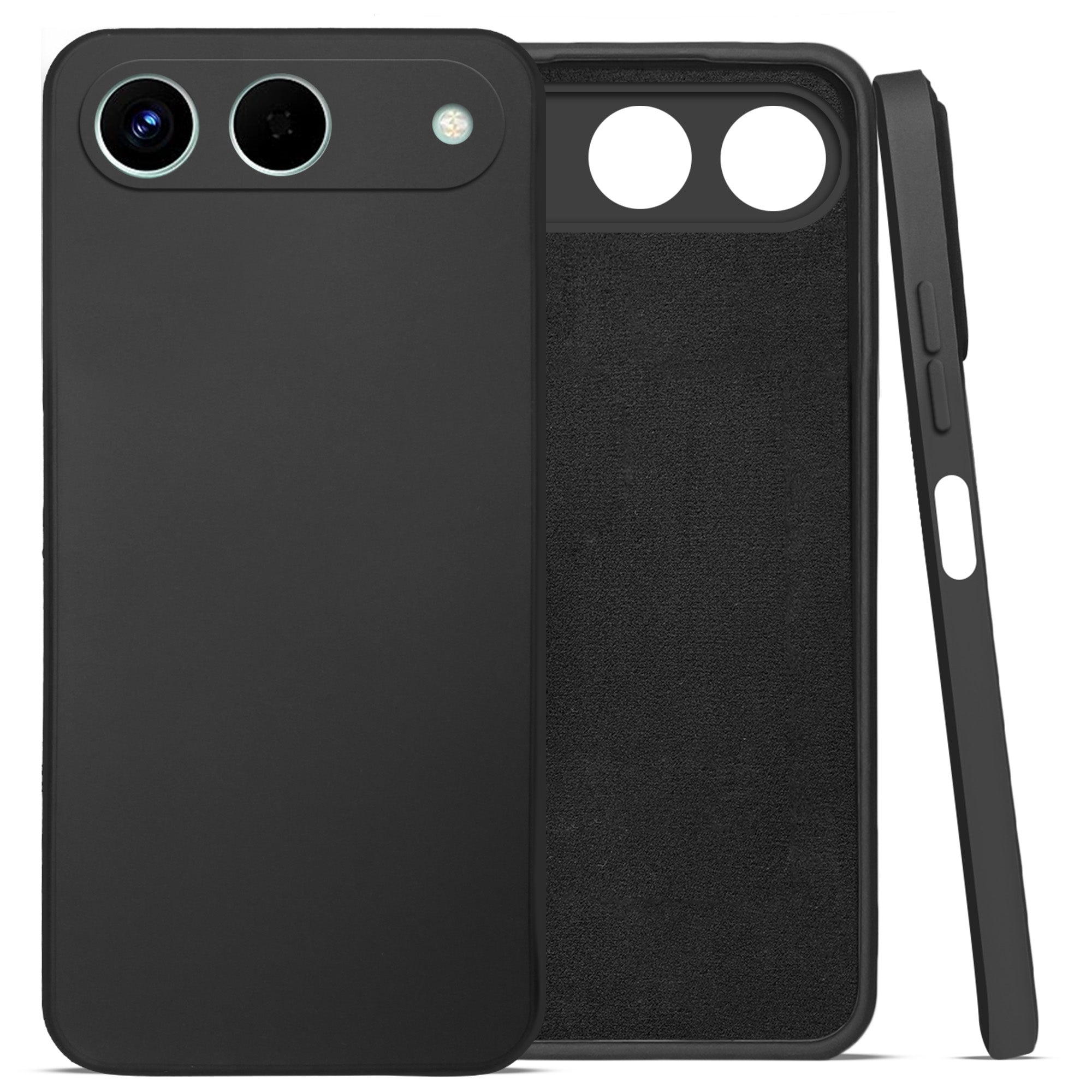 For Tecno Spark Go 5G Back Cover Case (Matte Finish Silicone with Inside Fiber cloth)