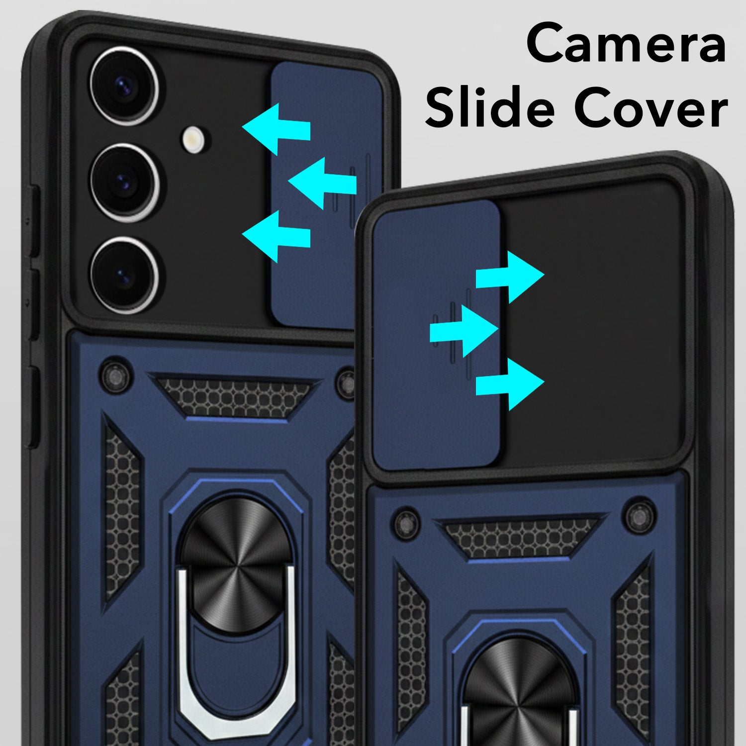 For Samsung Galaxy S25 Back Cover Case (Hybrid Dual Armor Polycarbonate)