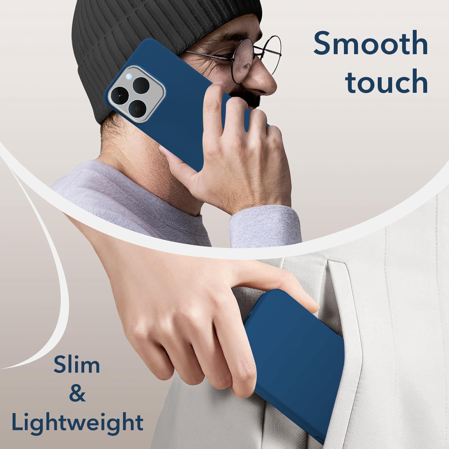 For Realme 15T | Realme Narzo 90 Back Cover Case (Dual Color Matte Finish | Full Camera Protection | Sleek and Professional)