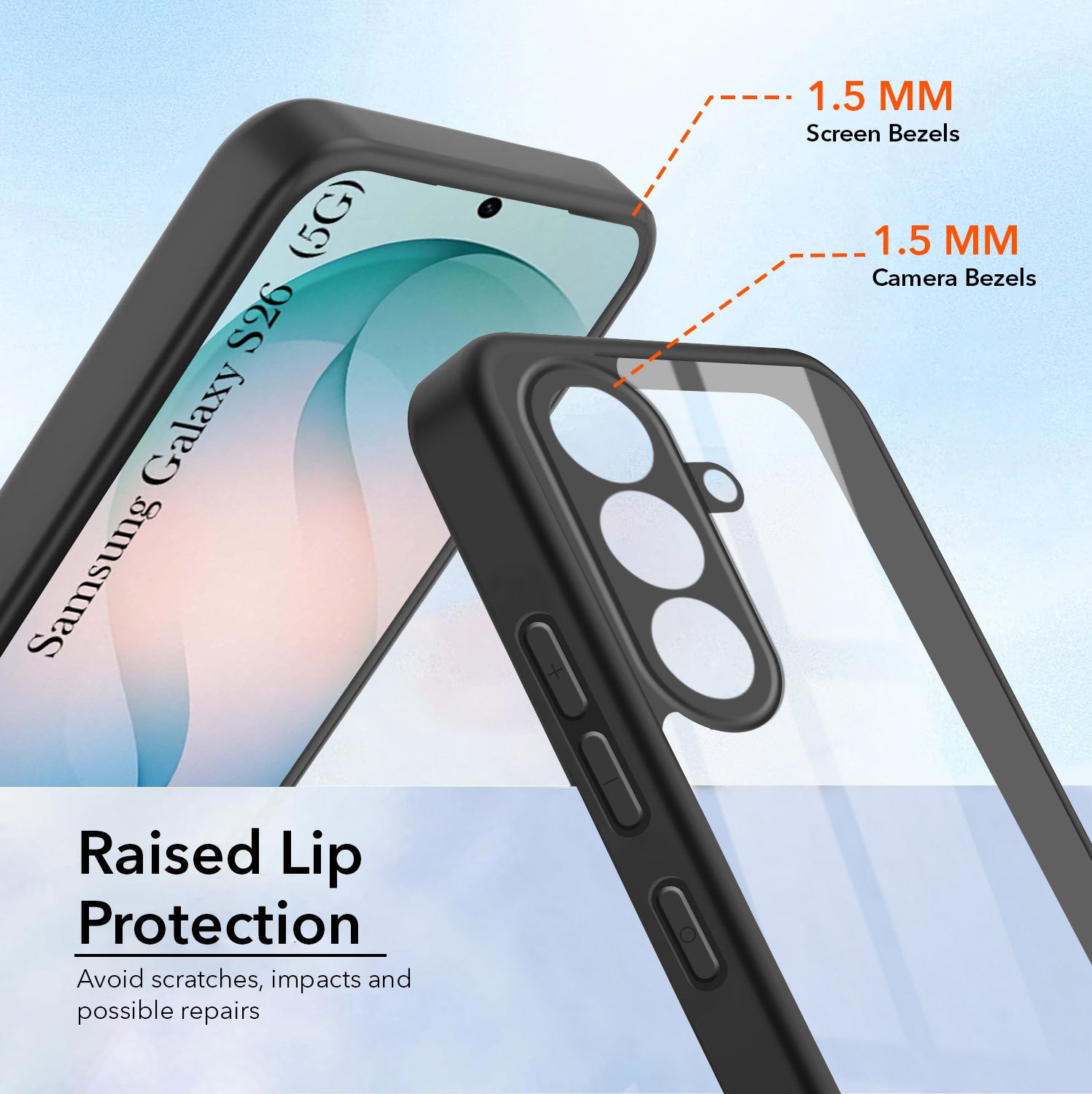 For Samsung Galaxy S26 5G Back Cover Case Ultra-Hybrid (Lifetime Anti Yellow | Anti Scratch | Crystal Clear Shockproof)