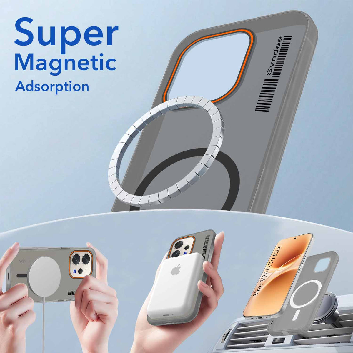 For Vivo V70 | Vivo V70 Elite 5G Back Cover Case (Soft Touch | Camera Bump Protection | MagSafe Compatible | Matte Finish)