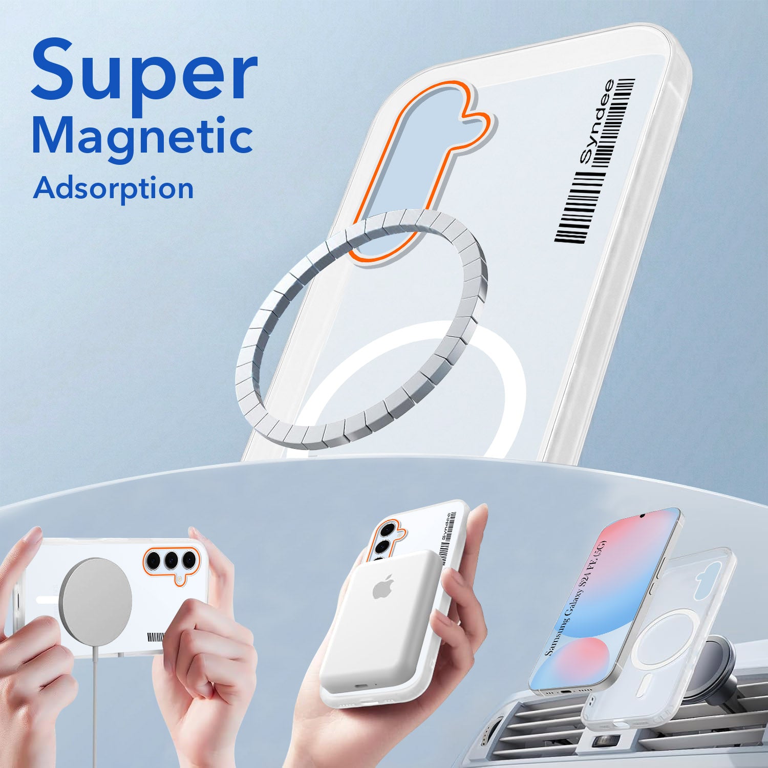 For Samsung Galaxy S24 FE Back Cover Case (Soft Touch | Camera Bump Protection | MagSafe Compatible | Matte Finish)